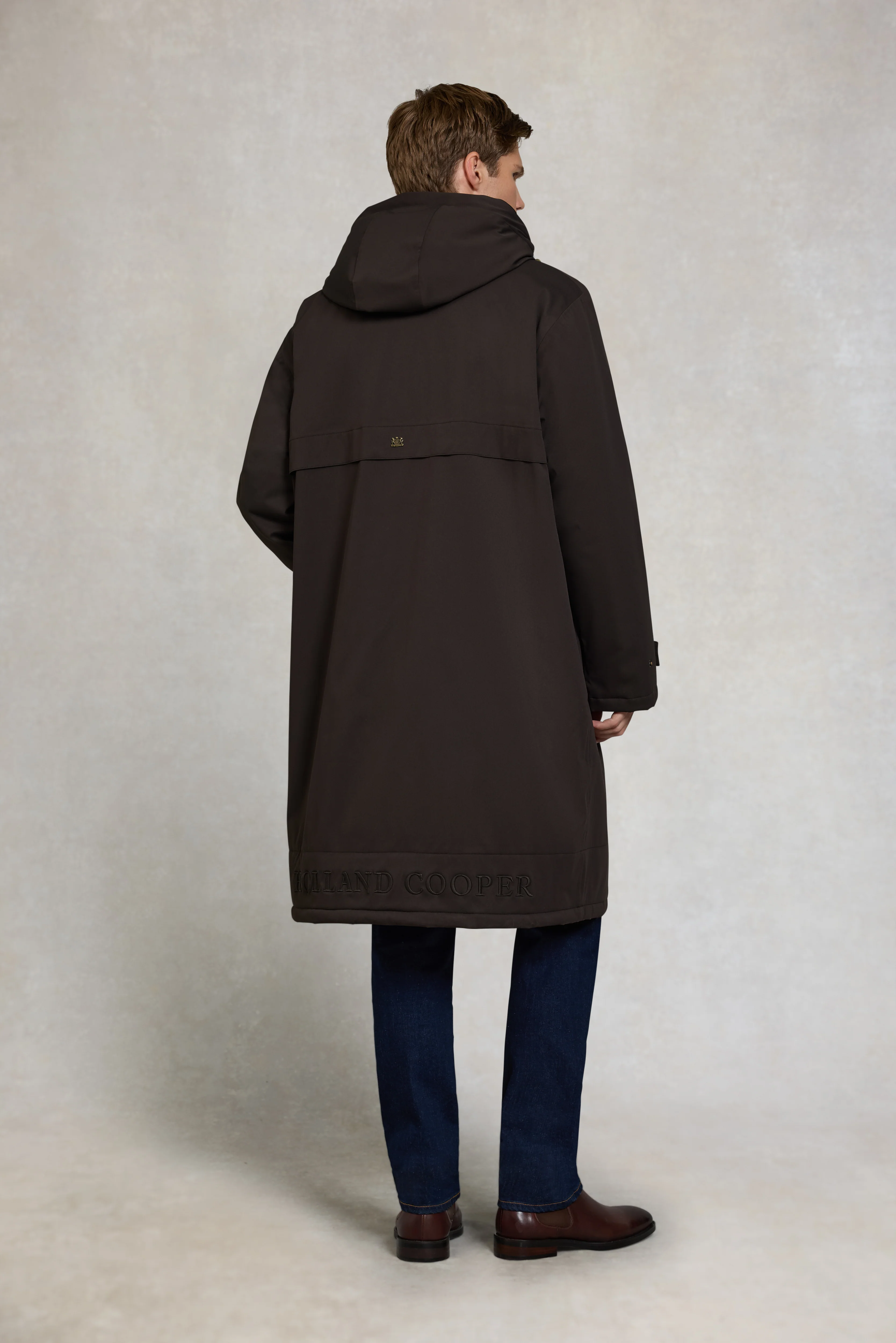 Men's One-Size Waterproof Coat (Chocolate) - Image 6