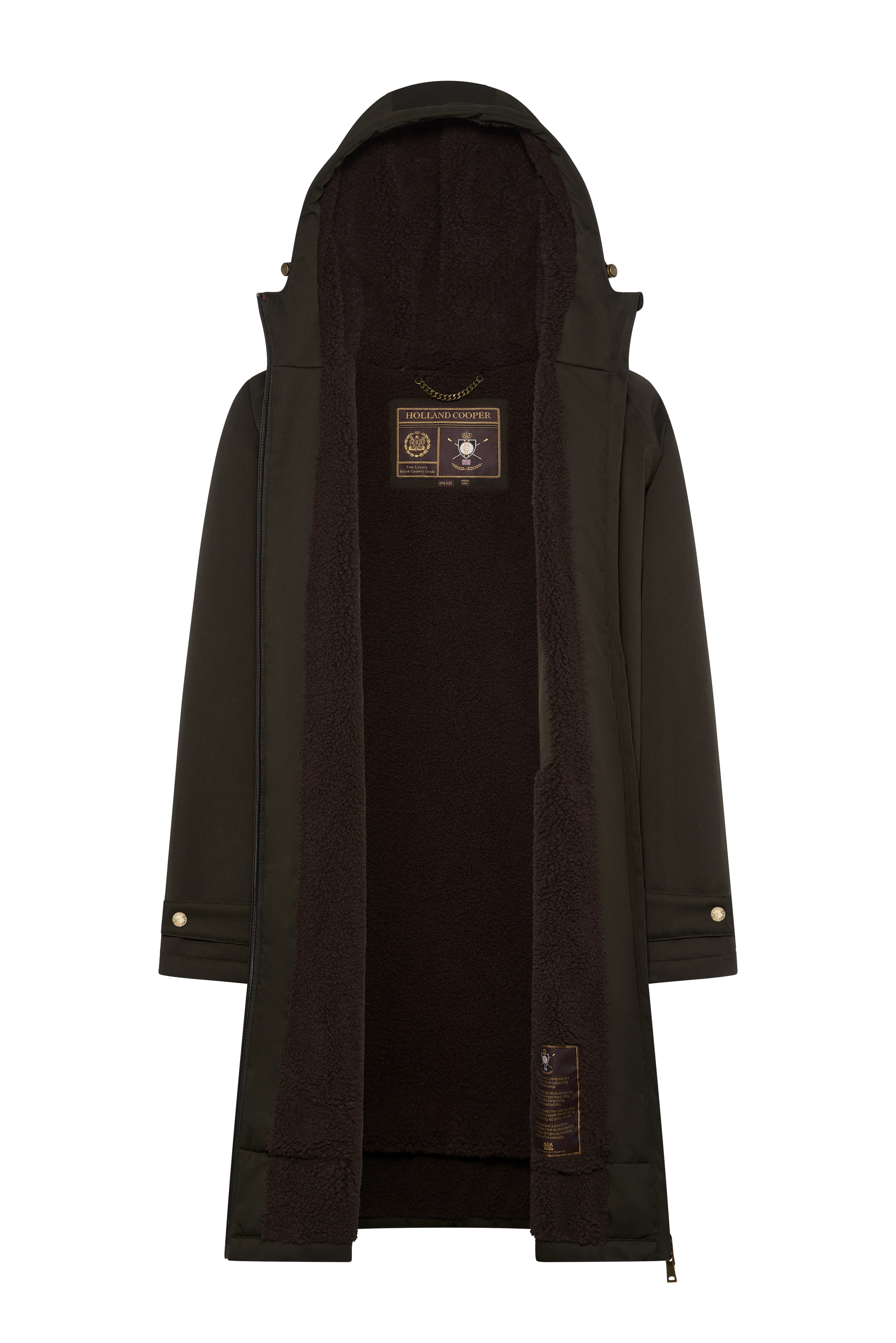 Men's One-Size Waterproof Coat (Khaki) - Image 8