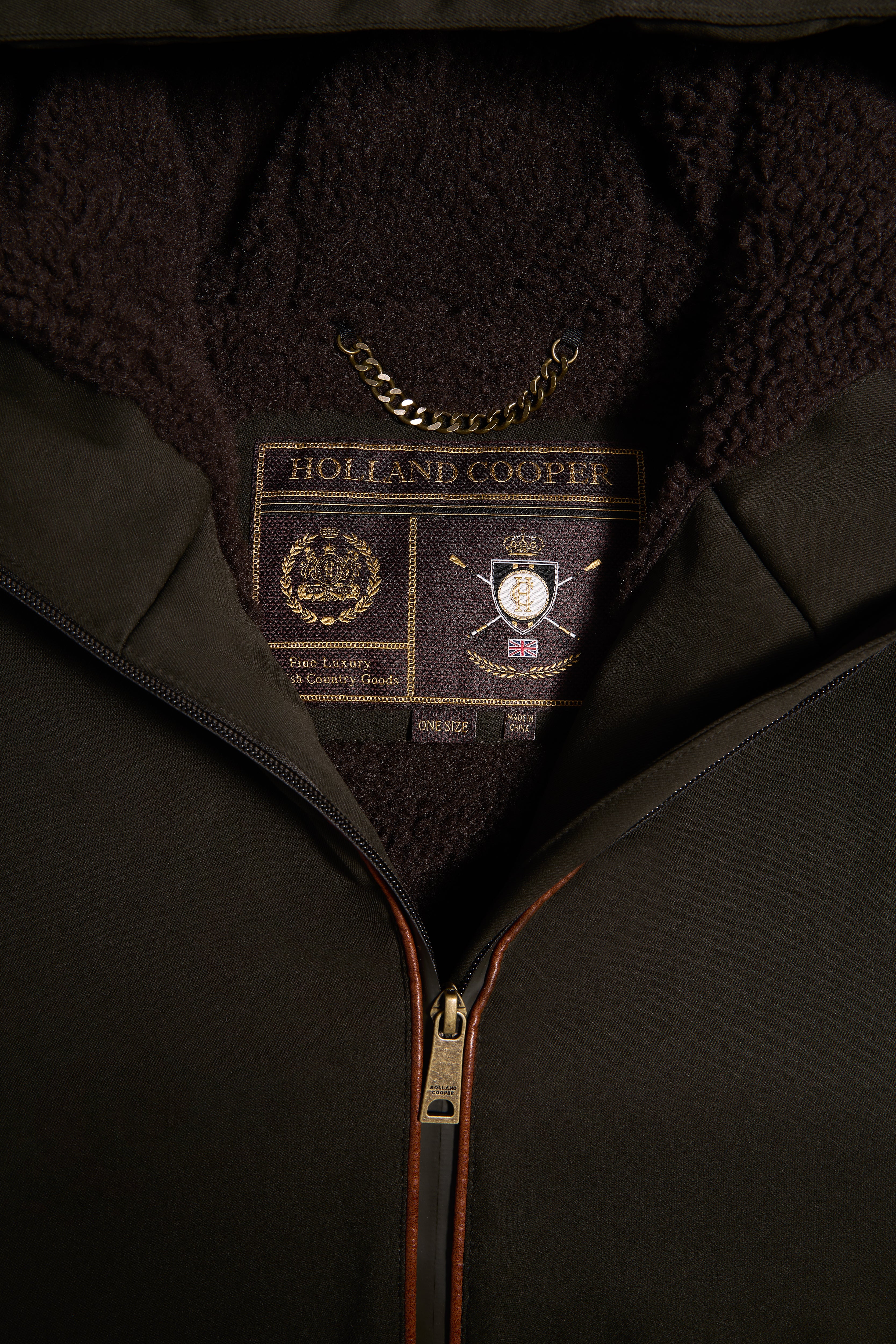 Men's One-Size Waterproof Coat (Khaki) - Image 9