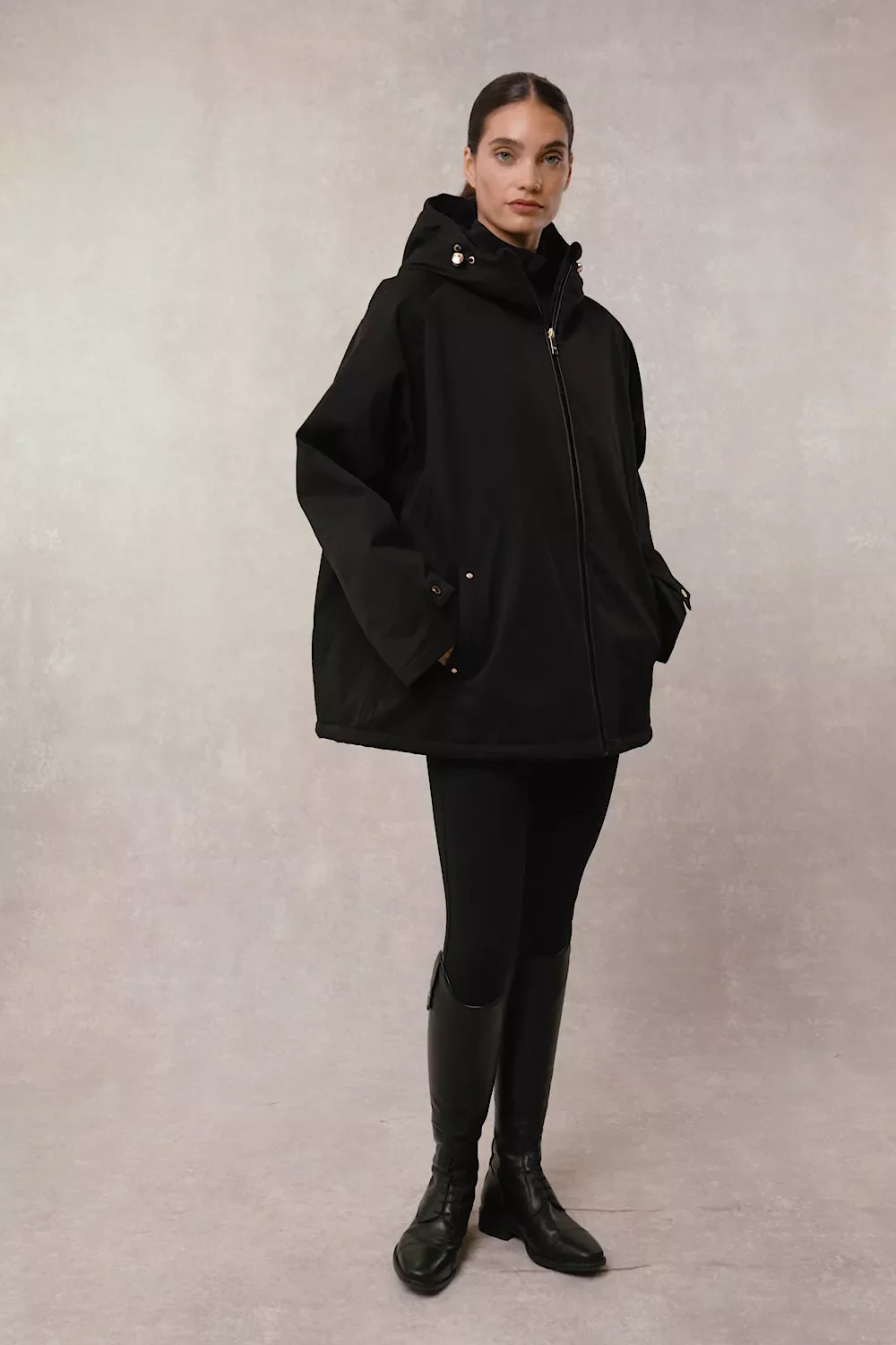 One-Size Waterproof Jacket (Black) - Image 5