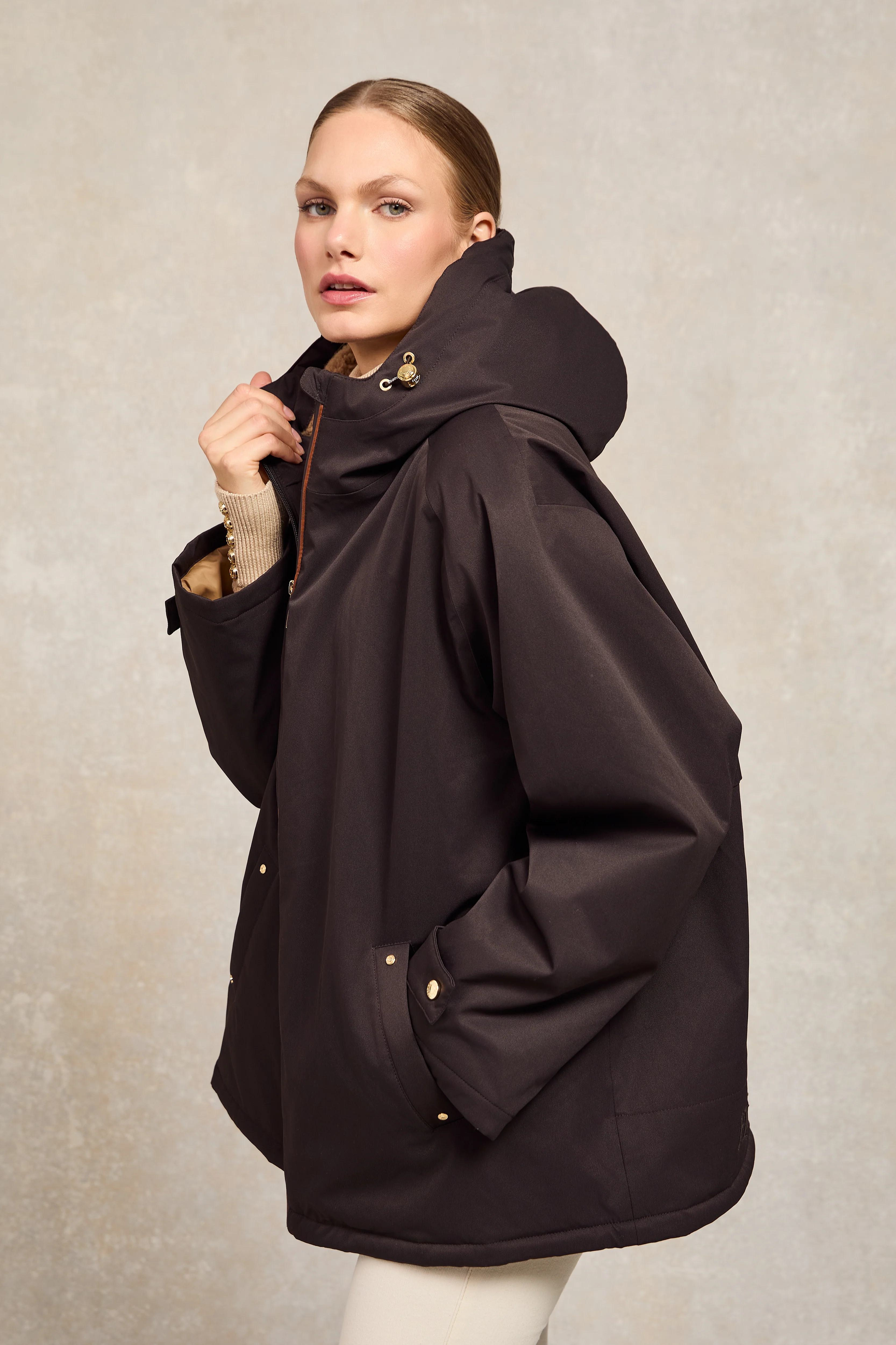 One-Size Waterproof Jacket (Chocolate) - Image 6