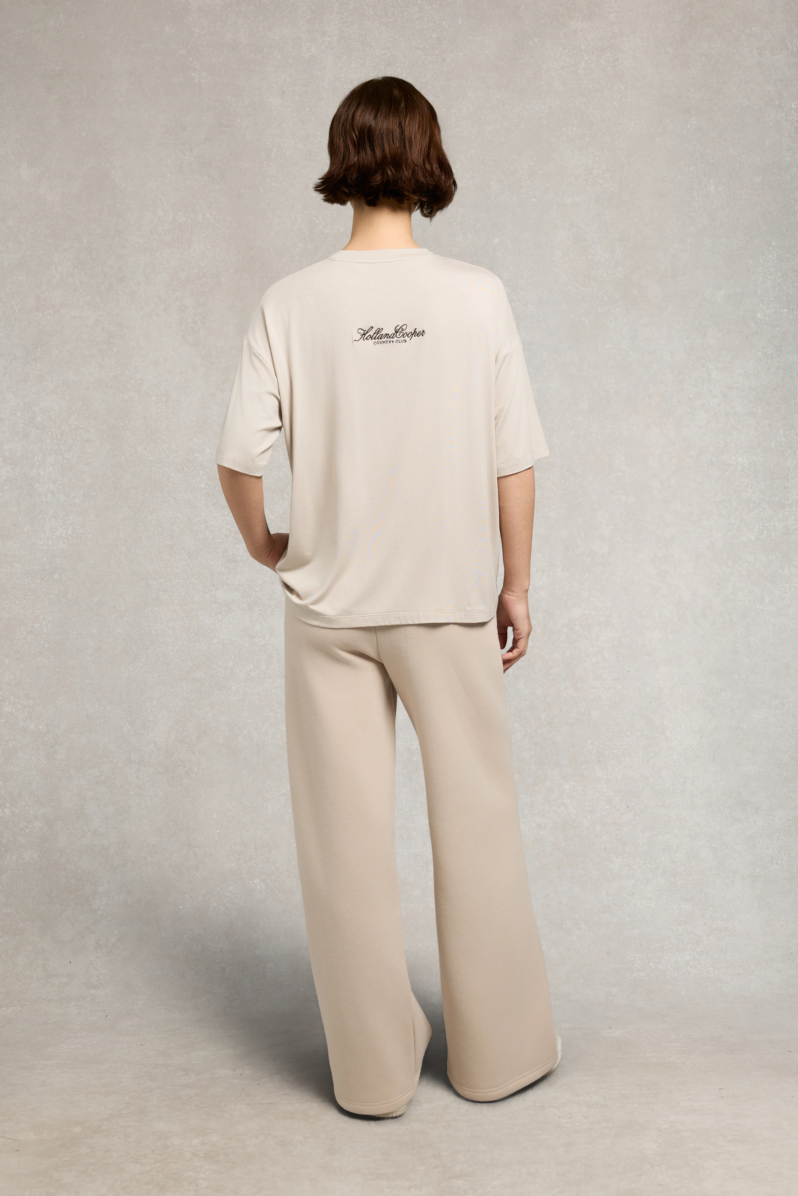 Oversized Monogram Tee (Stone) - Image 5