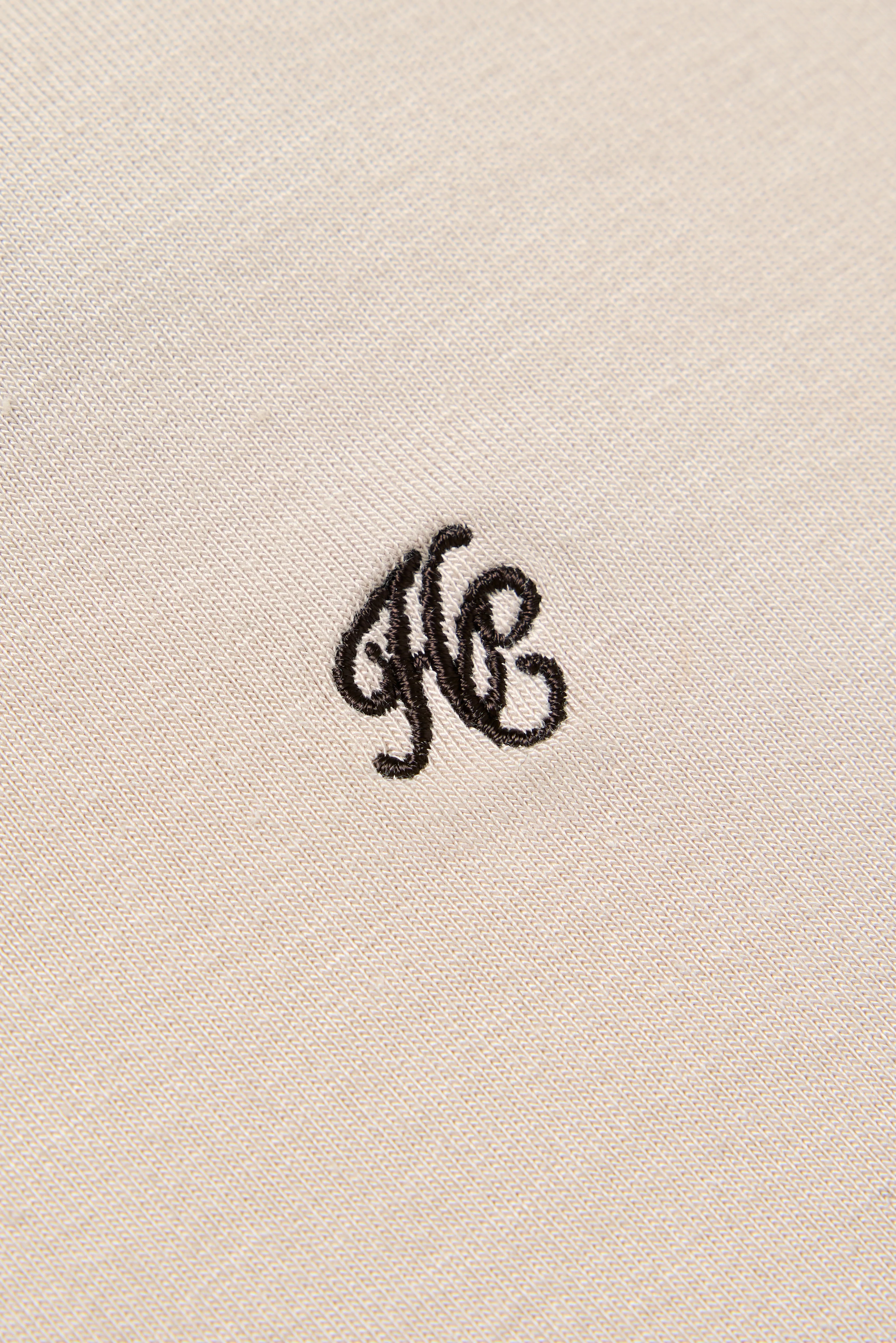 Oversized Monogram Tee (Stone) - Image 7