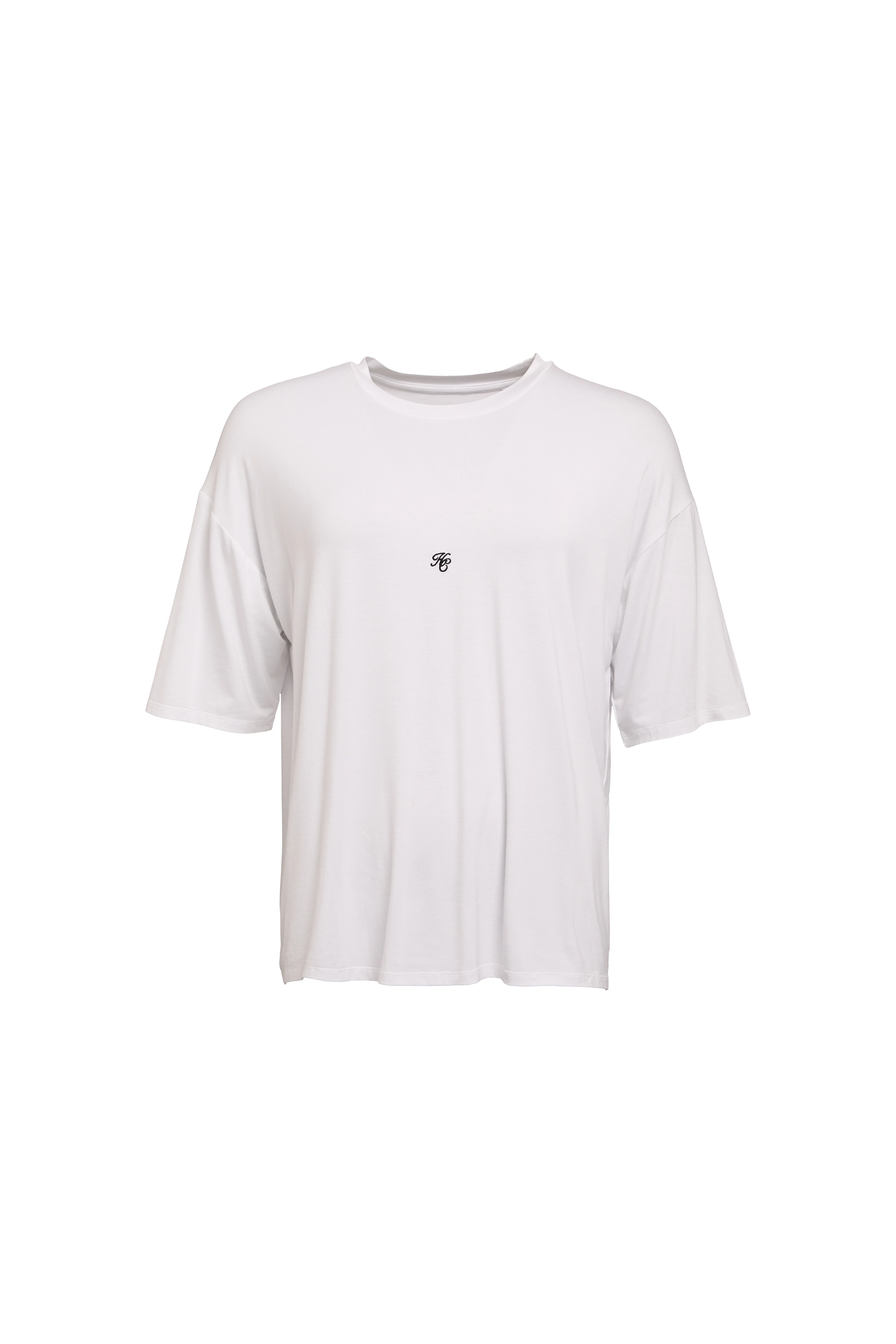 Oversized Monogram Tee (White) - Image 4