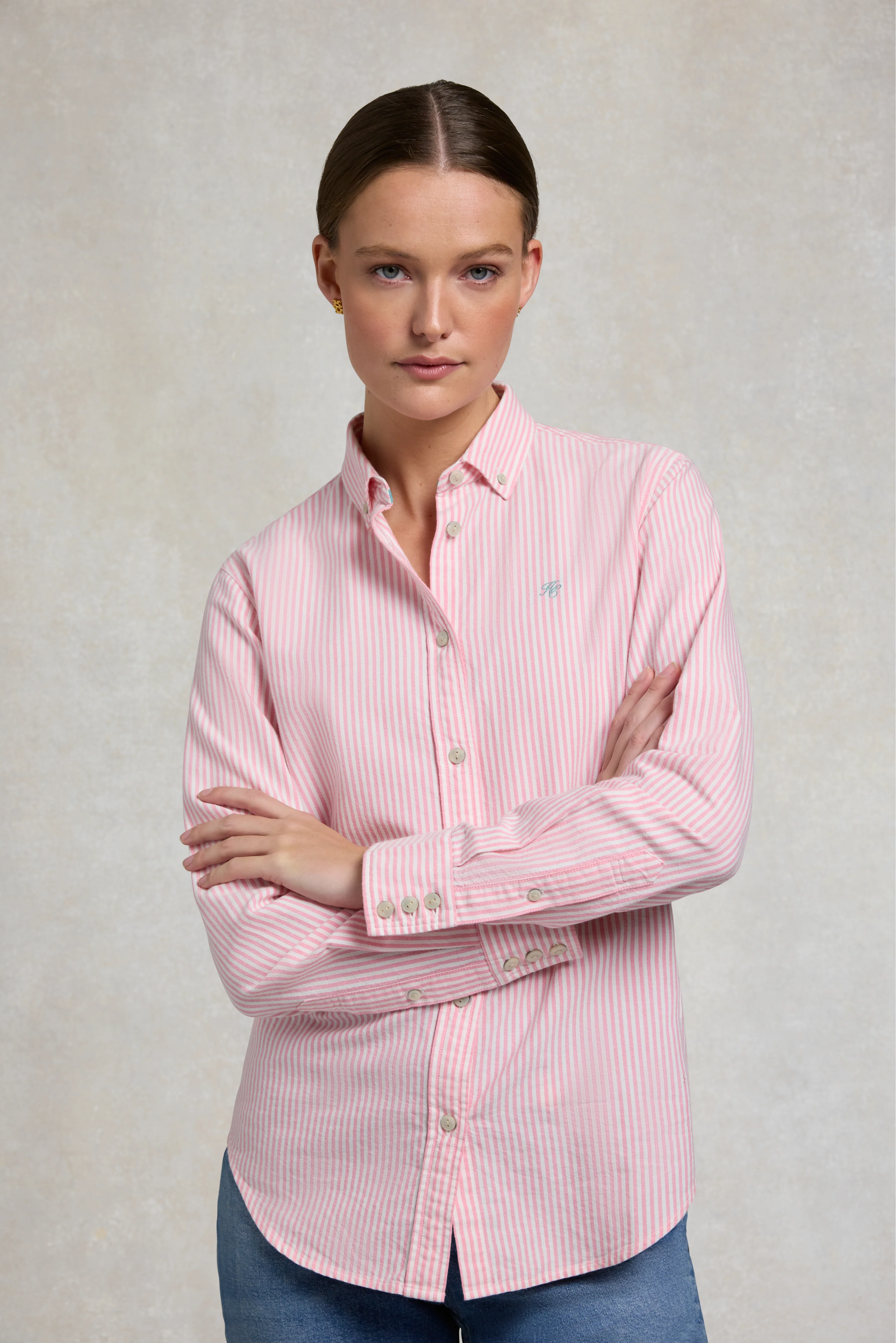 Oxford Shirt (City Pink Stripe) - Image 3