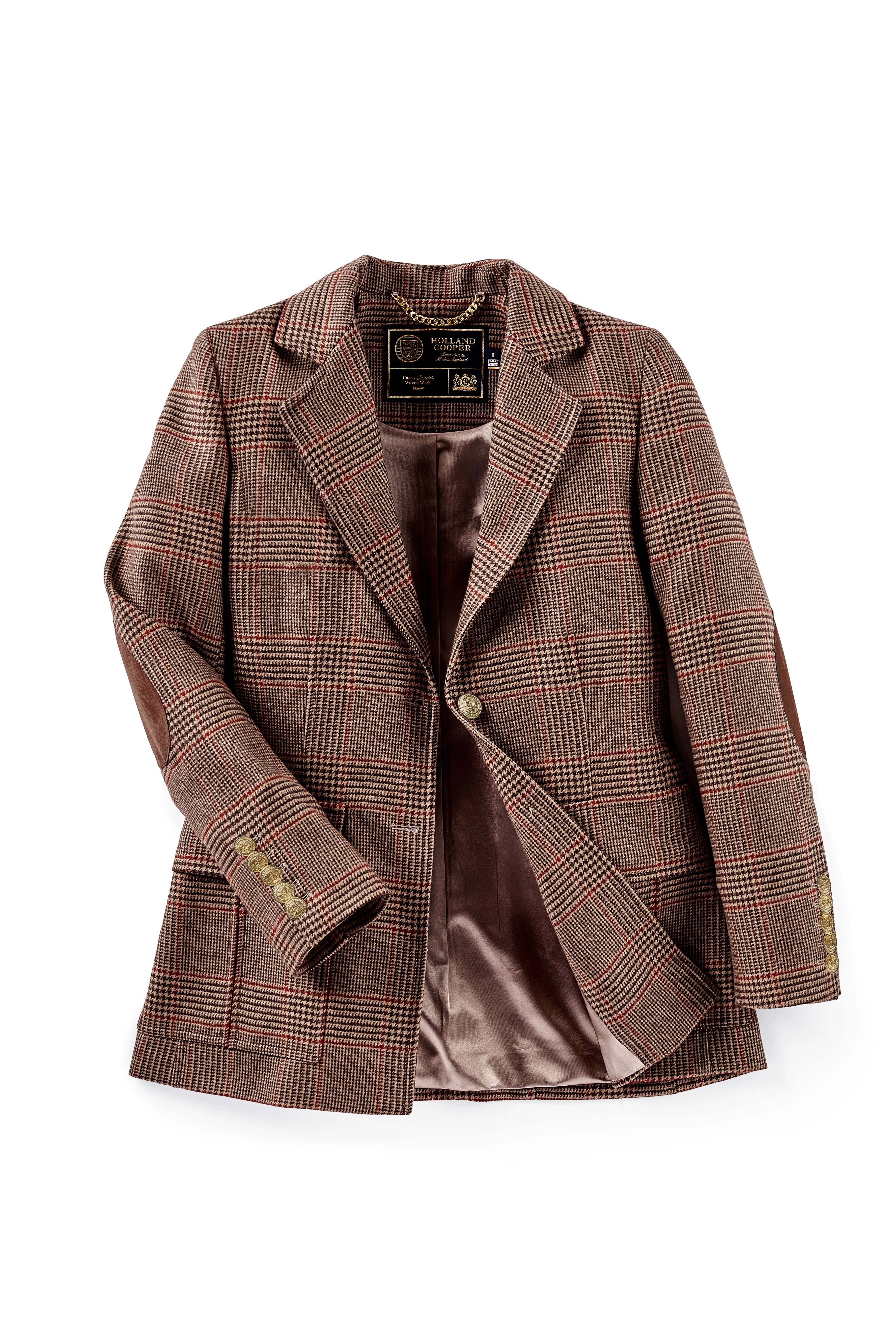 Paddington Blazer (Clarence Check Merlot) - Image 5