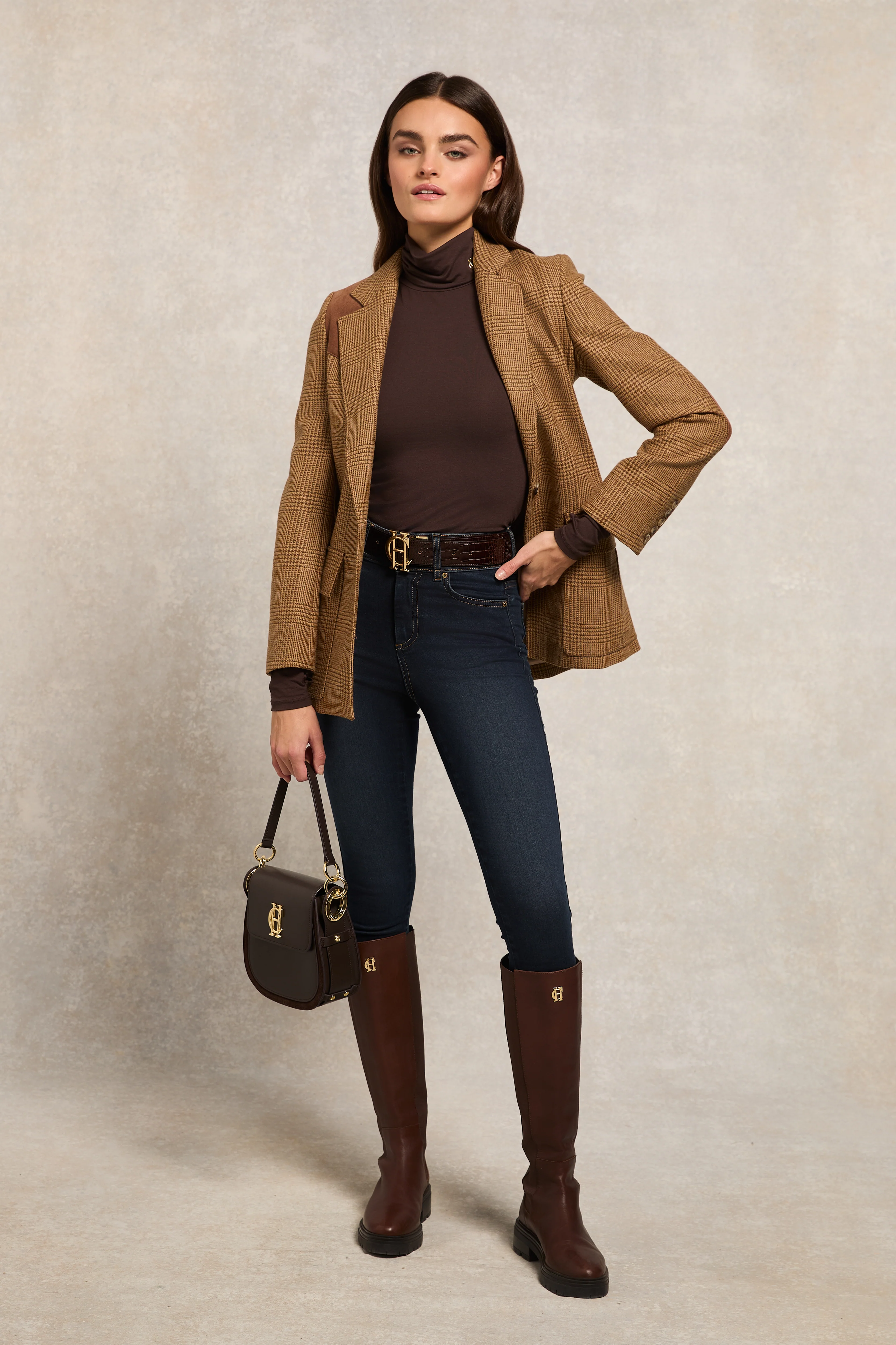 Paige Roll Neck (Chocolate) - Image 3