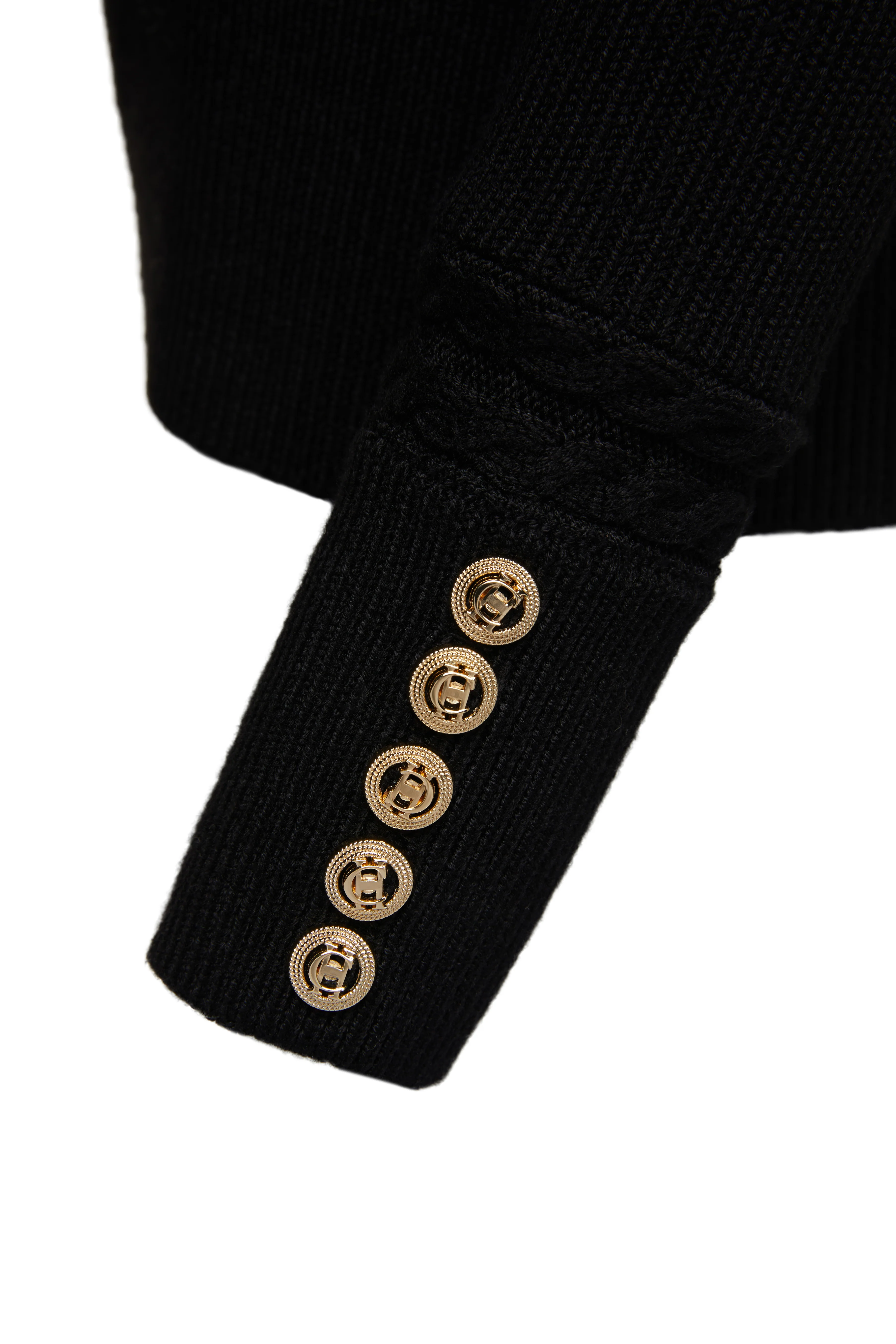 Painswick Roll Neck Knit (Black) - Image 7