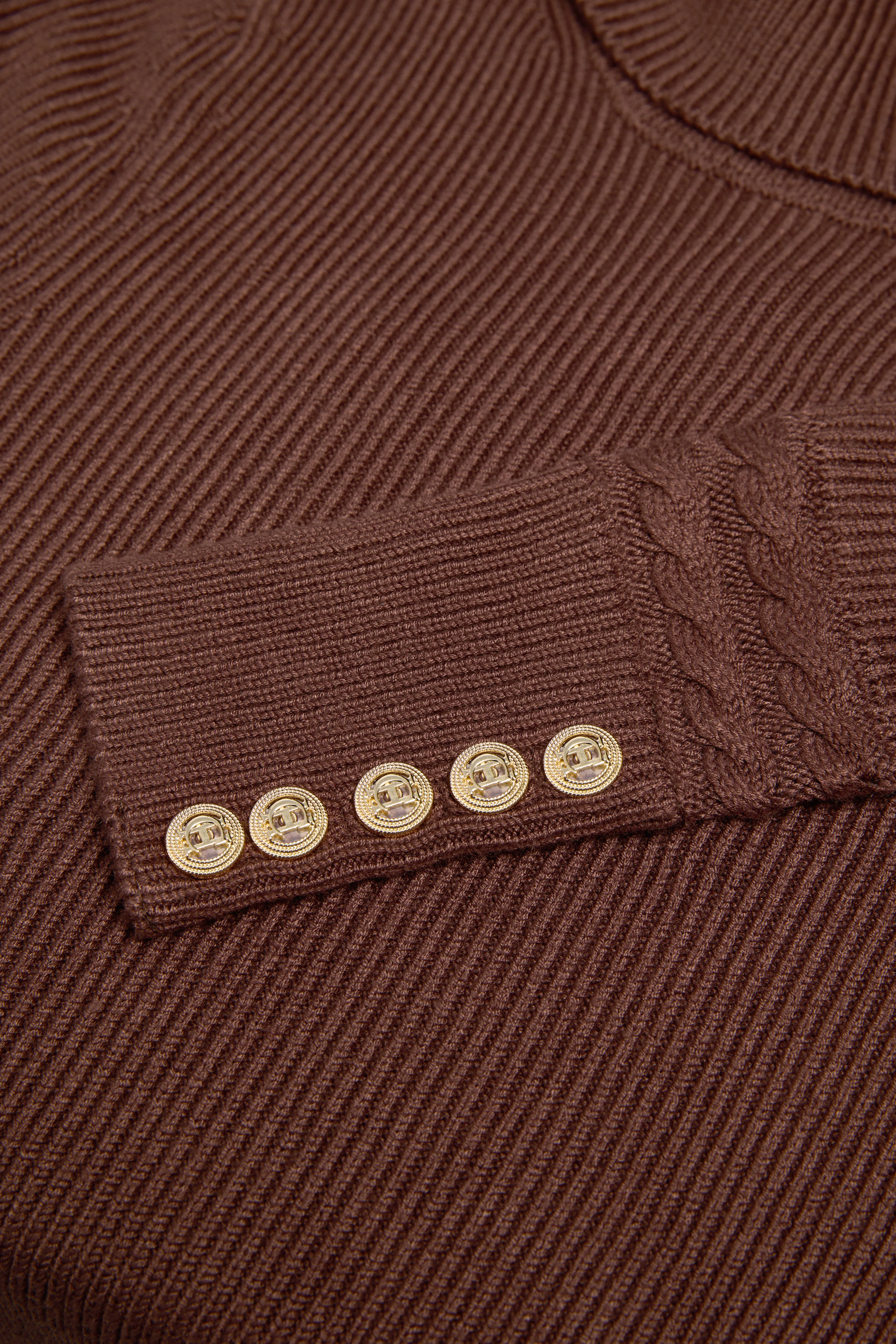 Painswick Roll Neck Knit (Cocoa) - Image 9