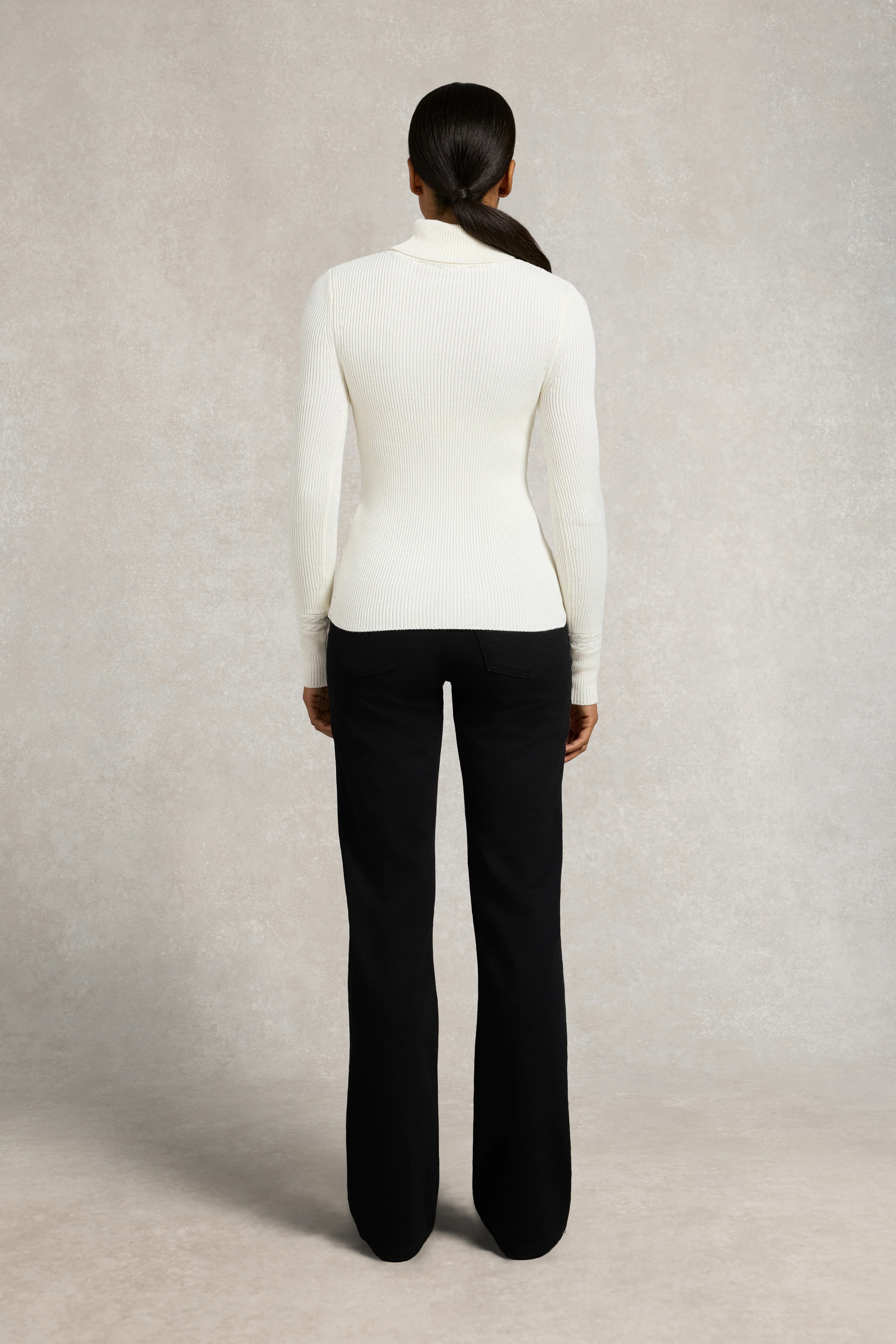 Painswick Roll Neck Knit (Natural) - Image 5