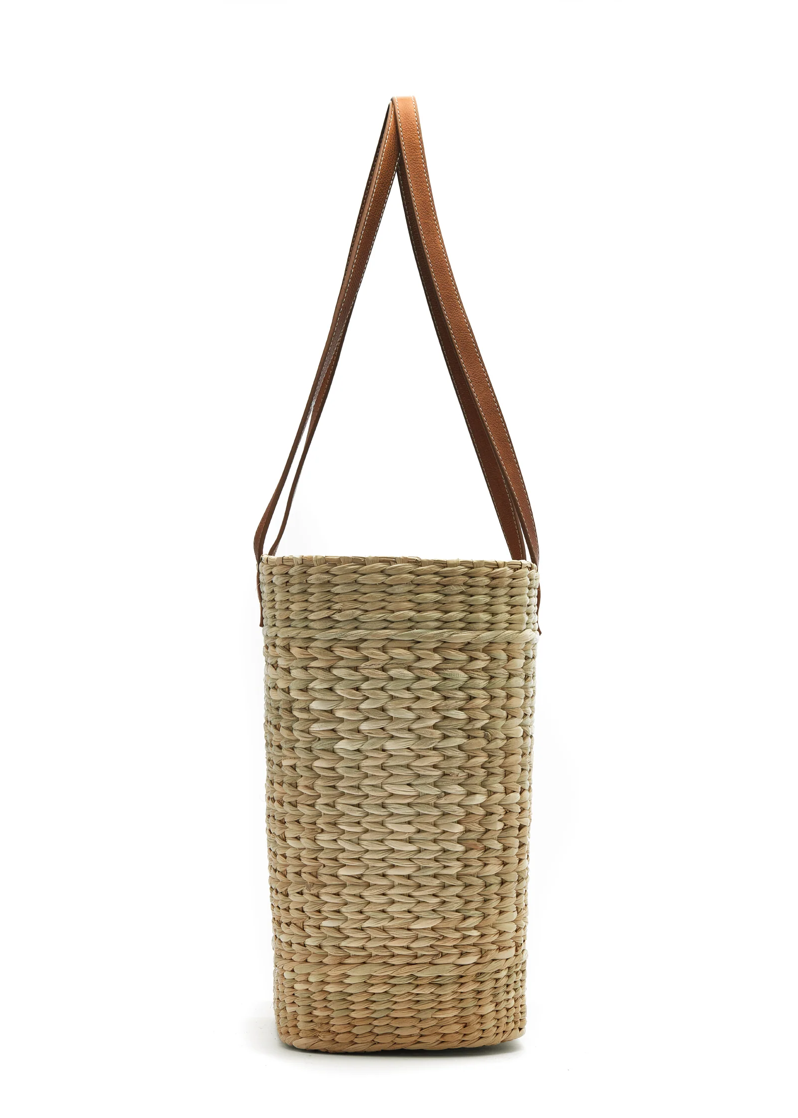 Paloma Straw Tote (Natural Tan) - Image 7