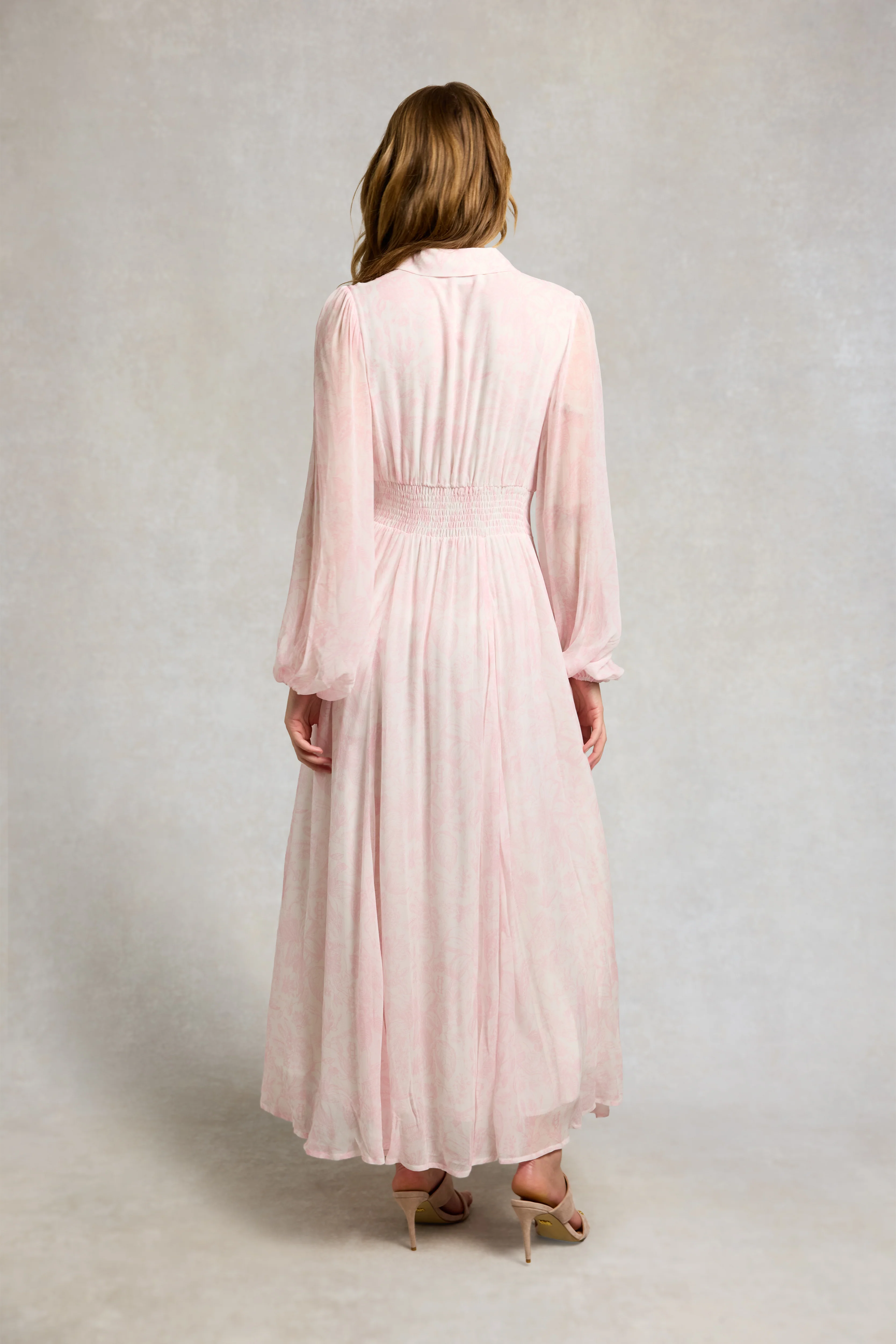 Paros Shirt Dress (Tropical Pink Paisley) - Image 5