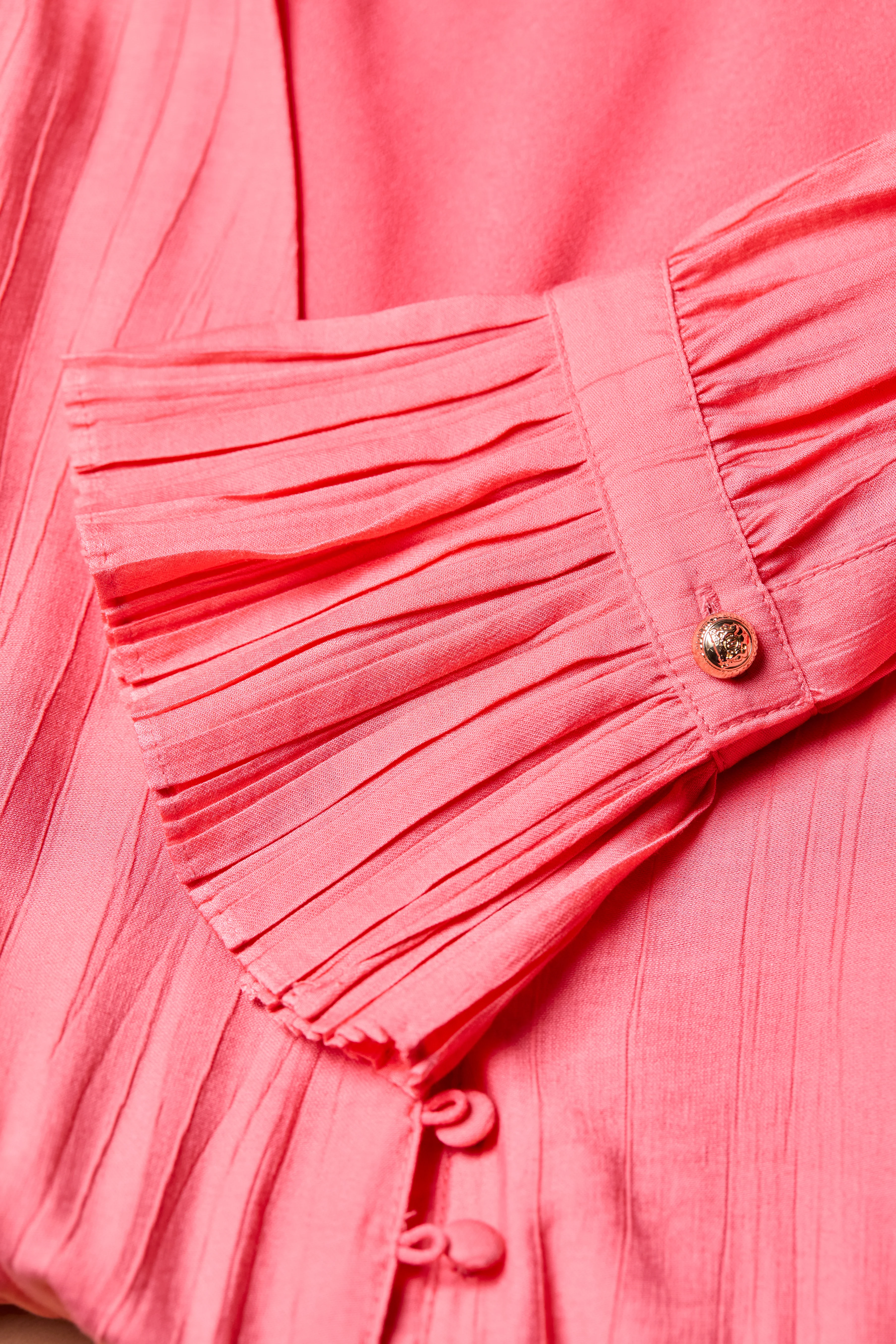 Phoebe V-Neck Maxi Dress (Coral) - Image 6