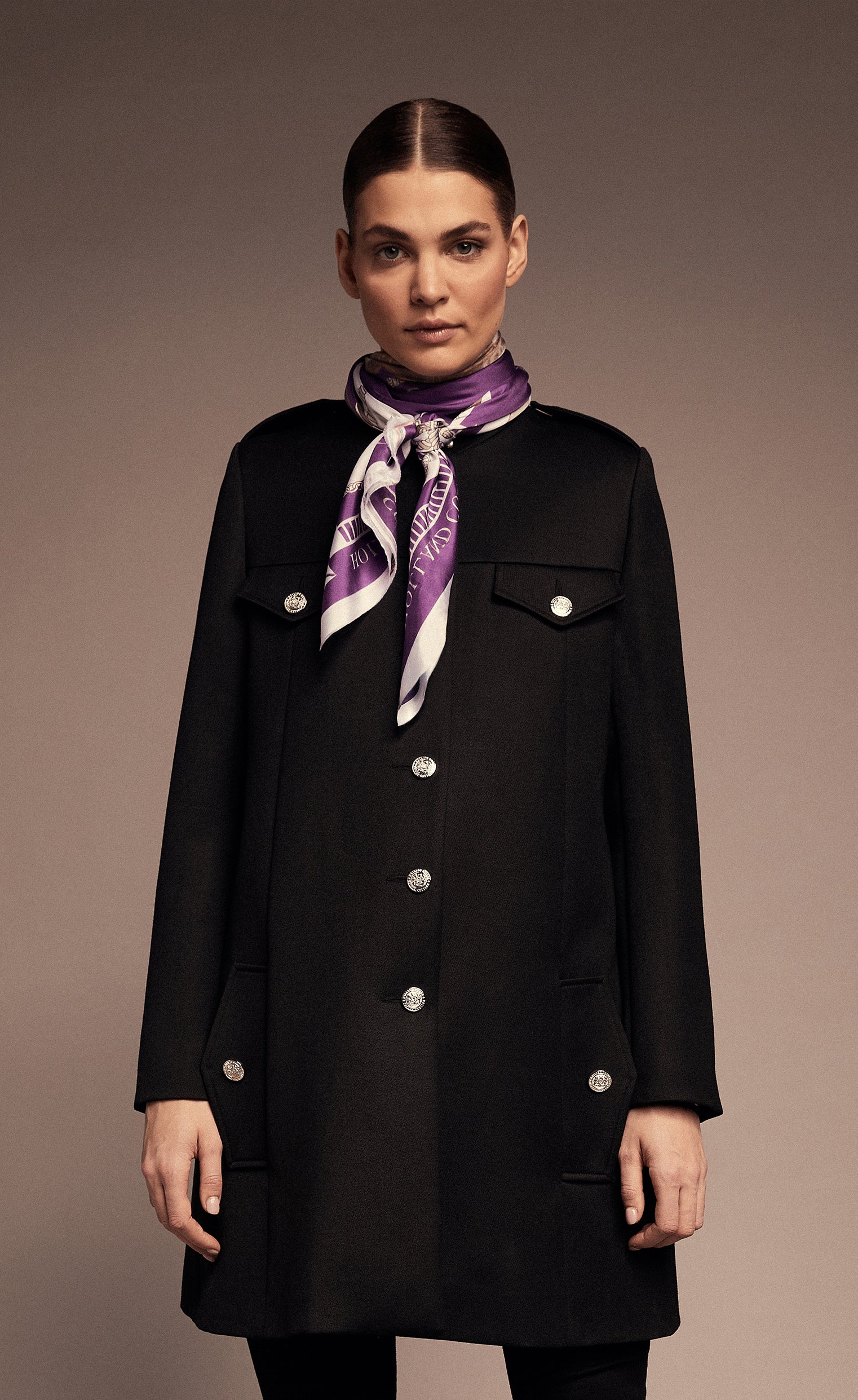 Platinum Jubilee Silk Scarf (Jubilee Purple) - Image 5