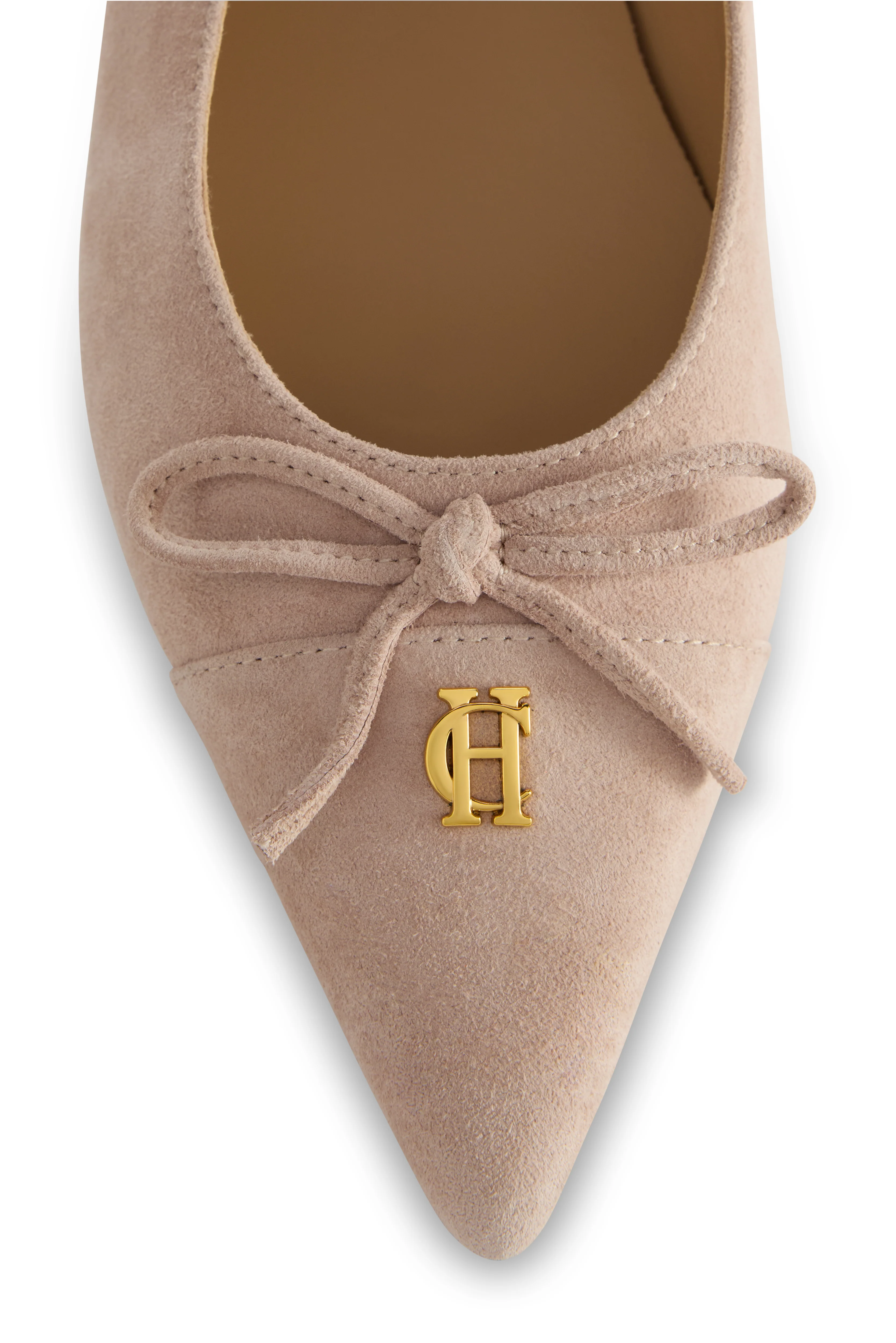 Pointed Ballet Shoe (Blush Suede) - Image 4