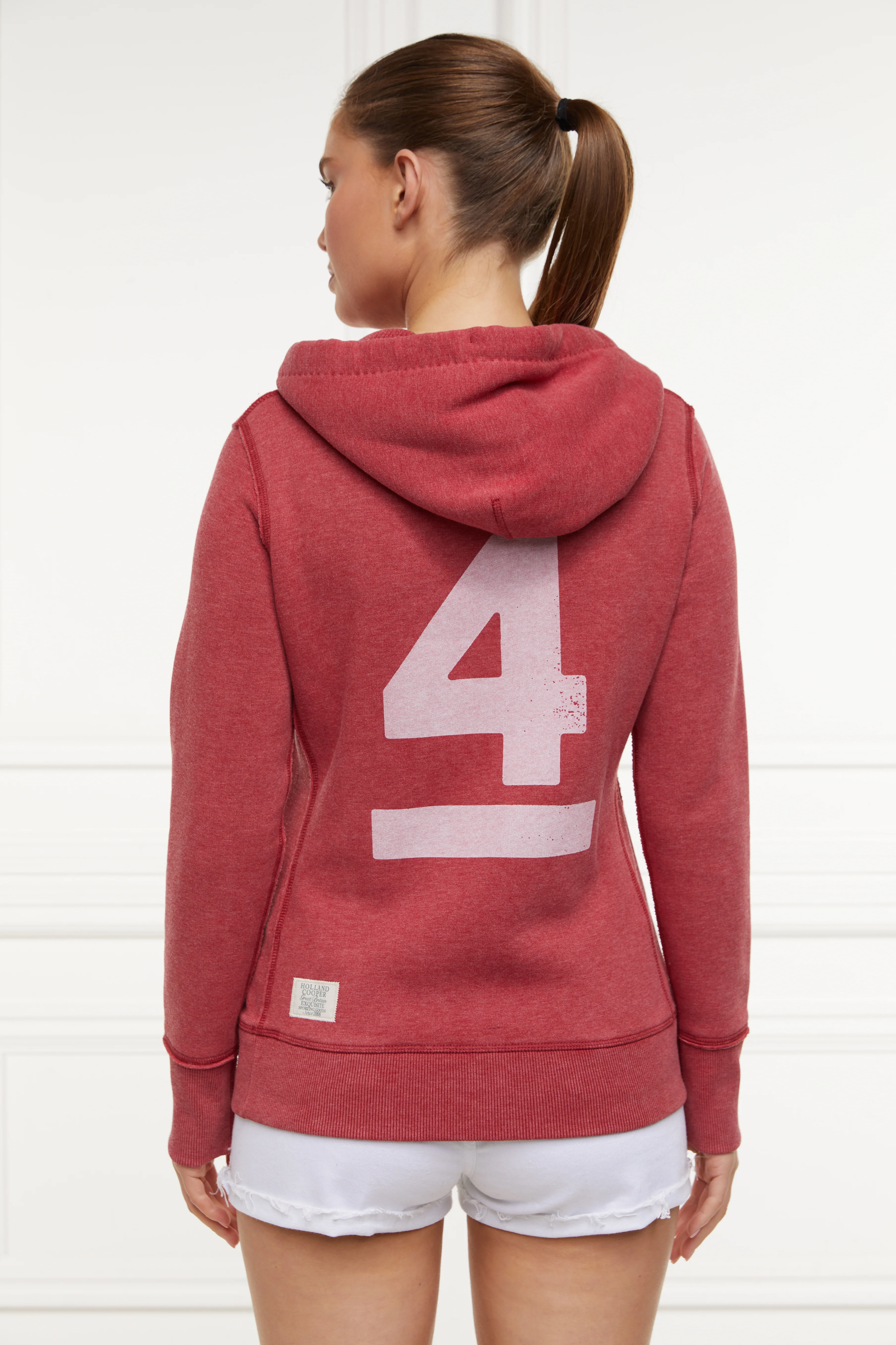 Polo Hoodie (Varsity Red) - Image 2