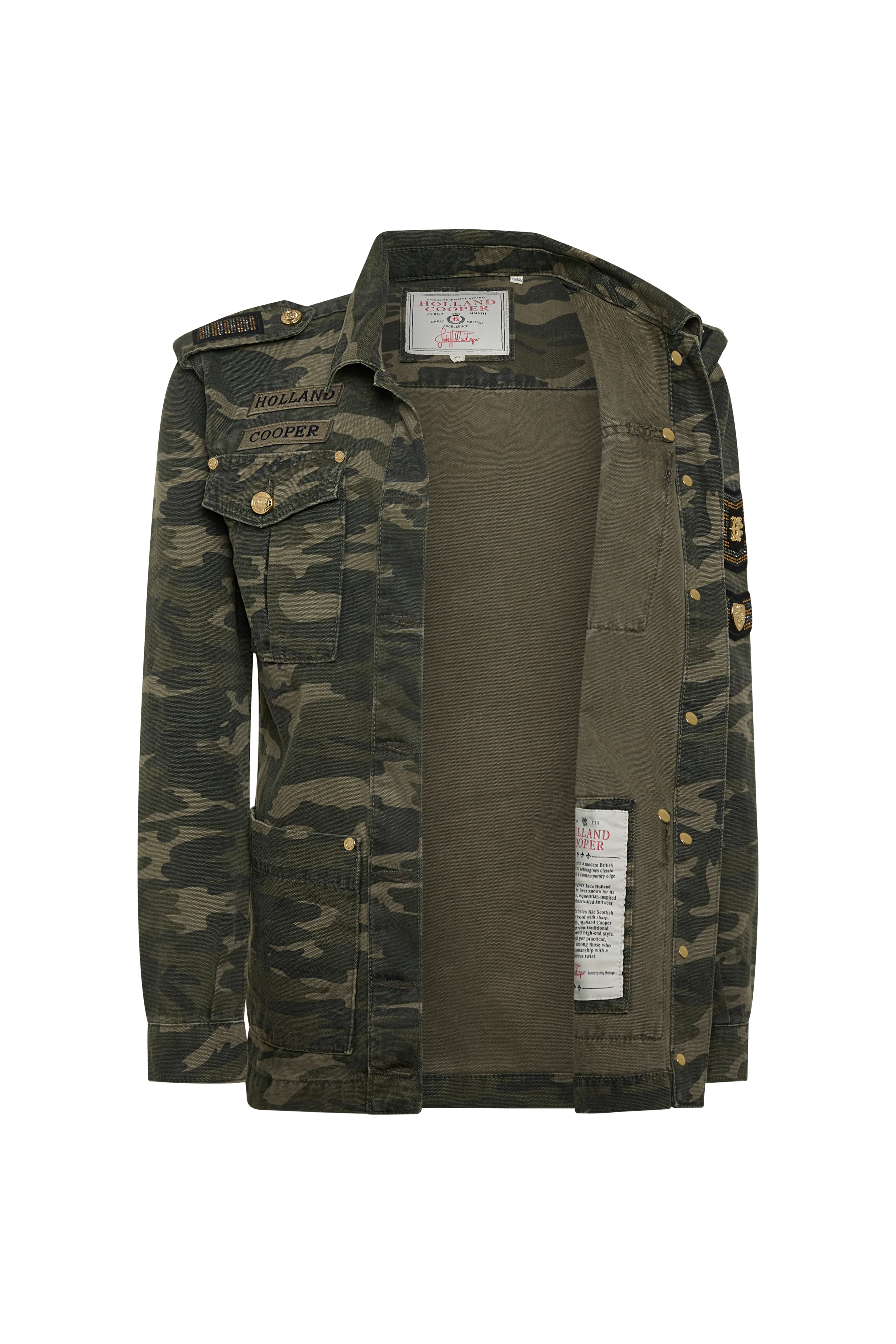 Premium Artillery Jacket (Washed Camo) - Image 7