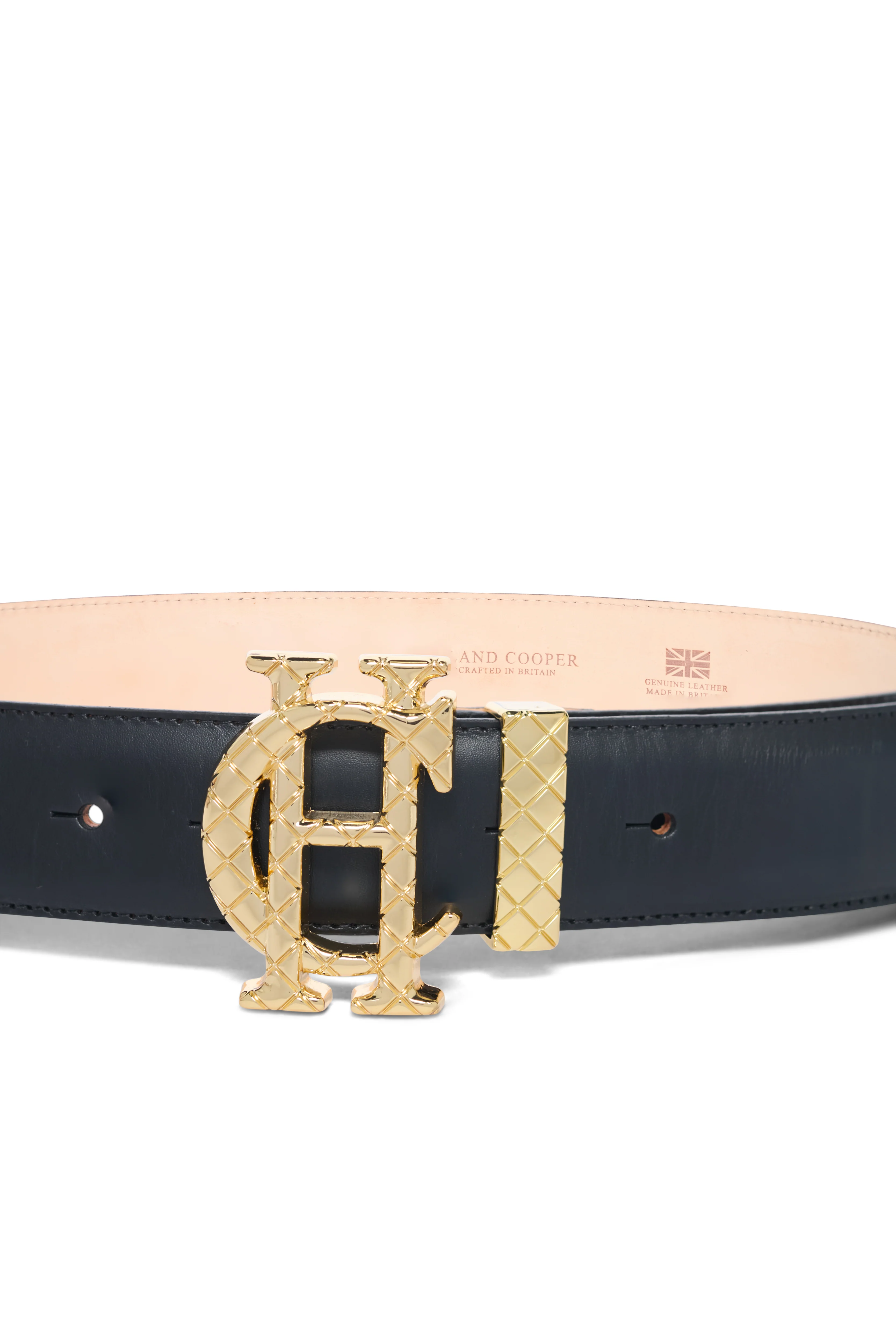 Quilted Classic Belt (Black Leather) - Image 4