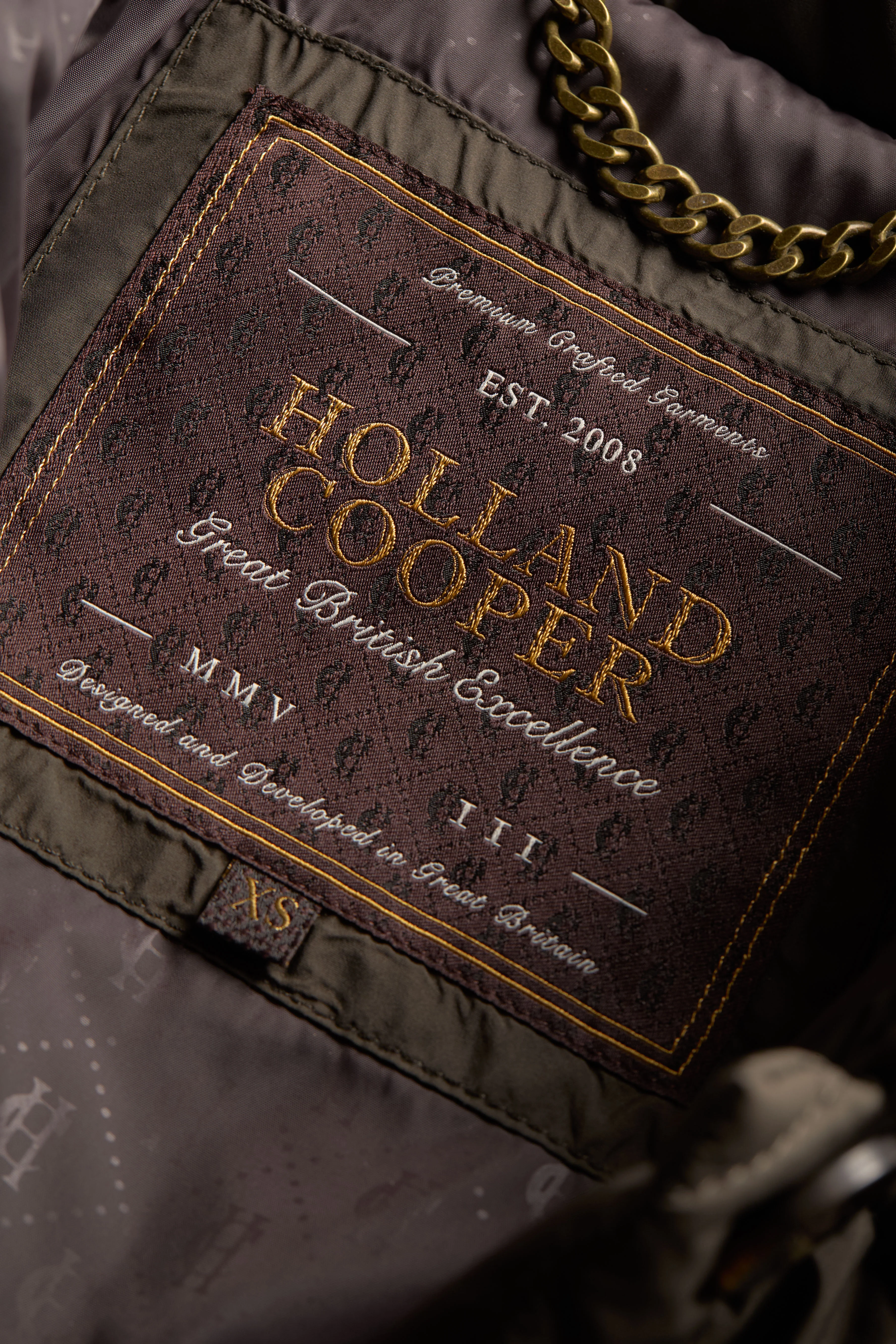 Quilted Coach Jacket (Heritage Khaki) - Image 9
