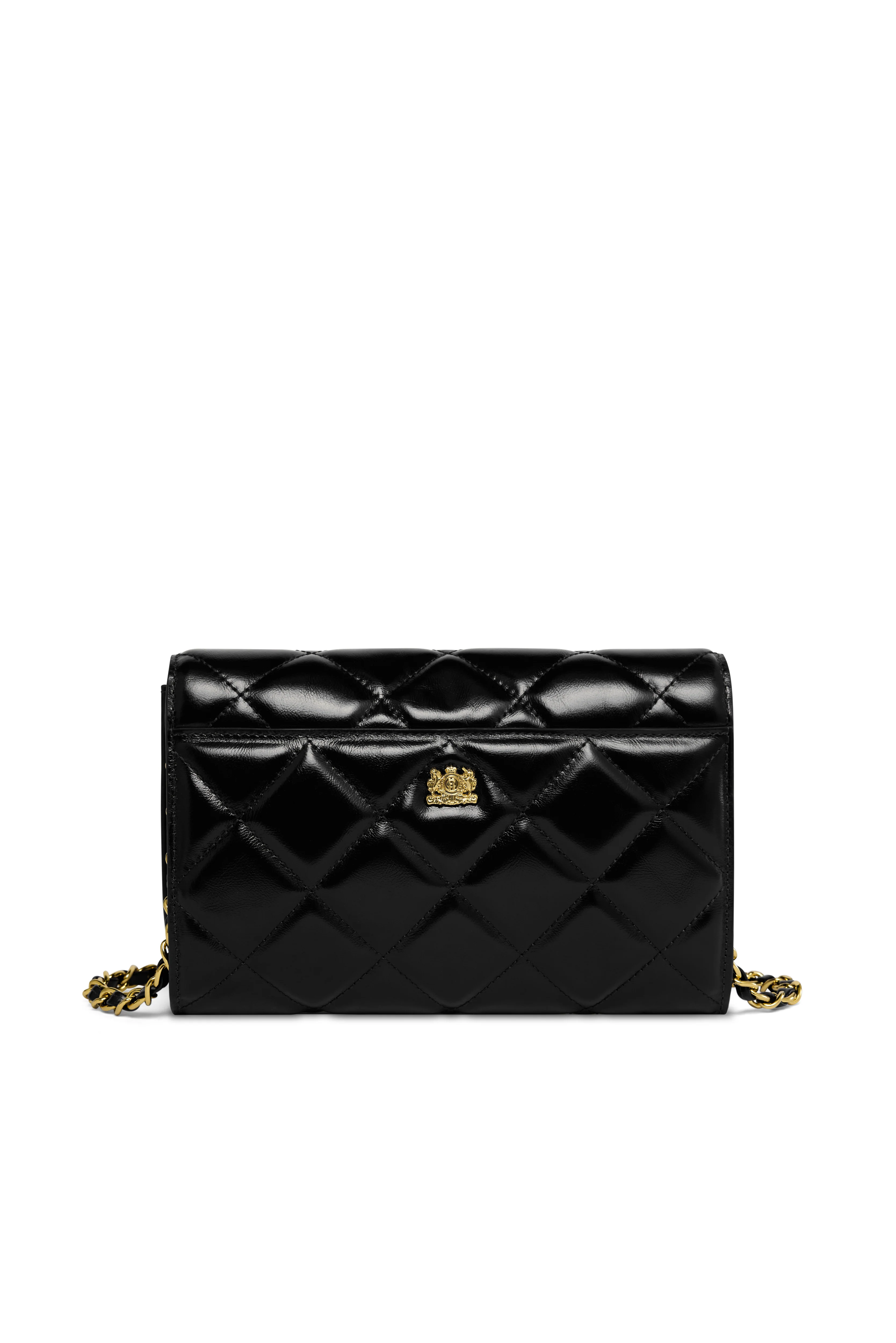 Quilted Crossbody Bag (Black) - Image 8