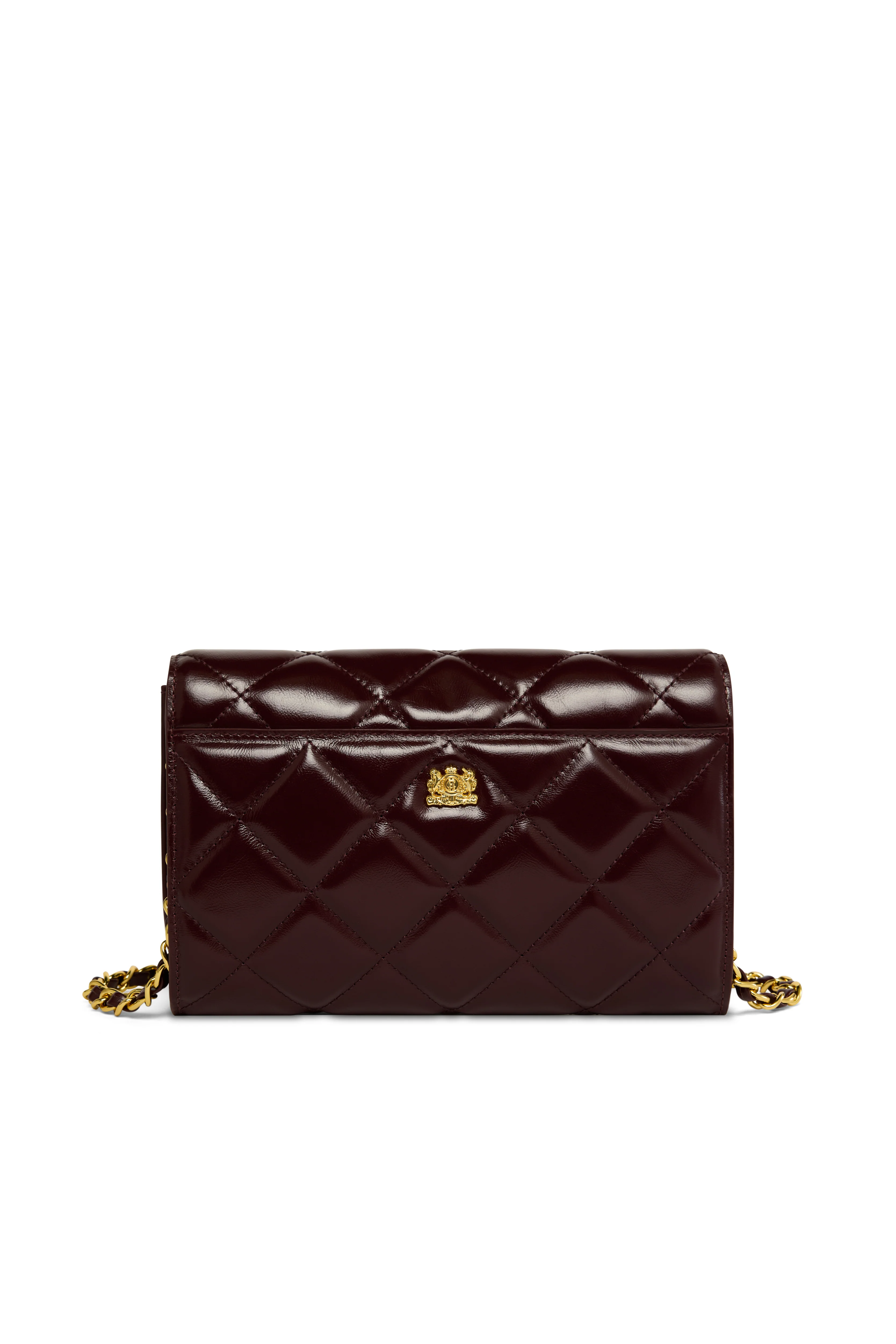 Quilted Crossbody Bag (Oxblood) - Image 7