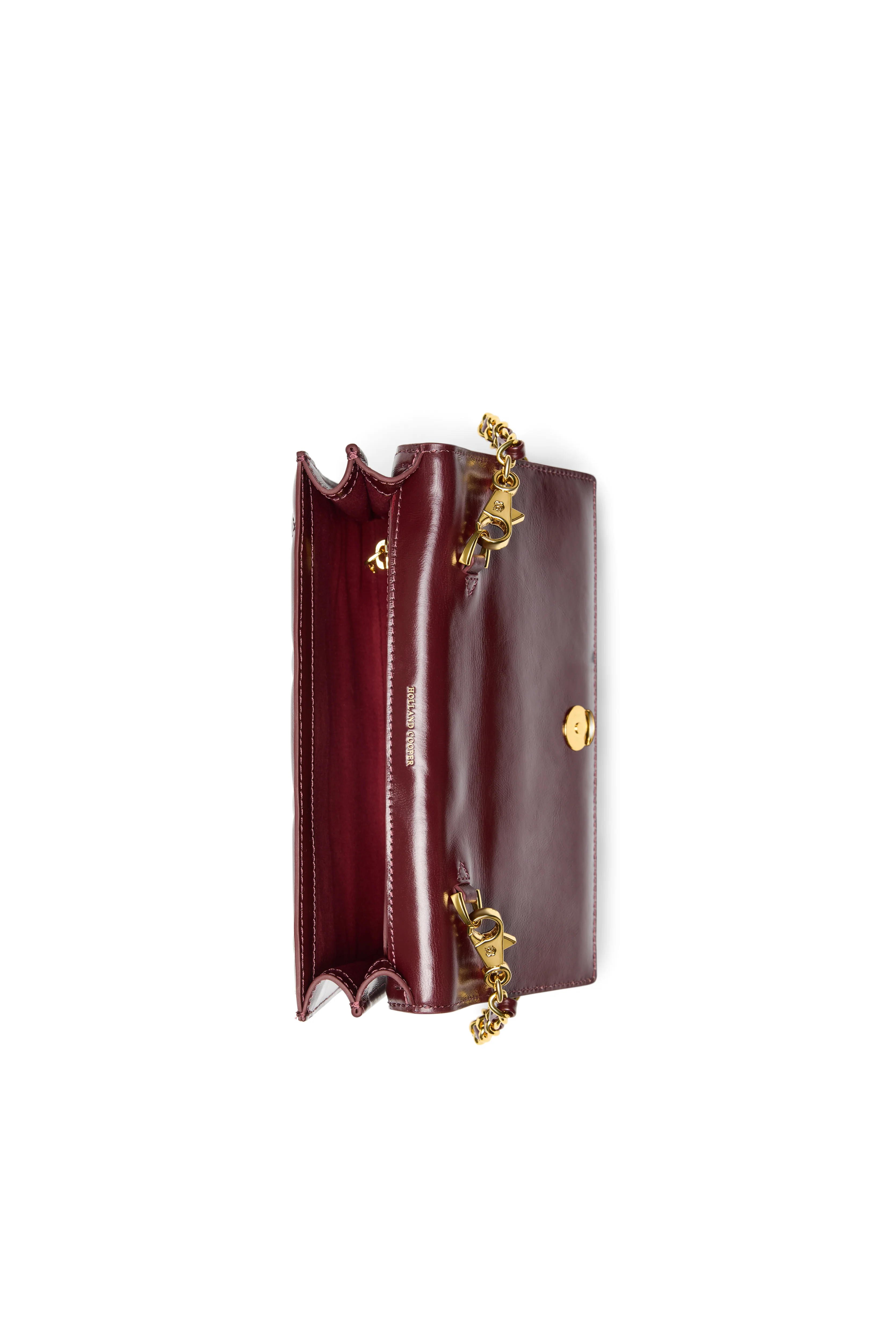 Quilted Crossbody Bag (Oxblood) - Image 9
