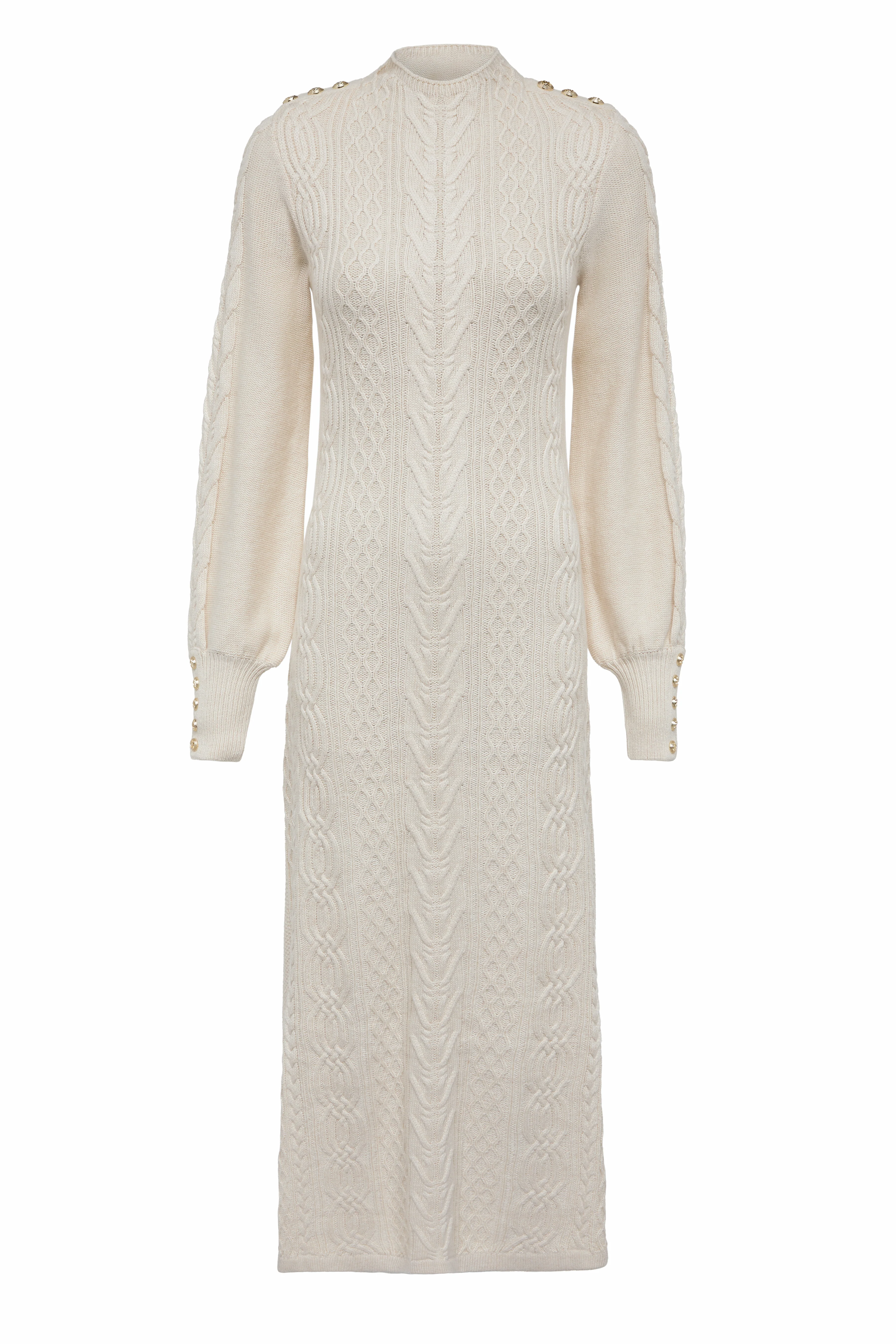 Rachel Maxi Dress (Oatmeal) - Image 4