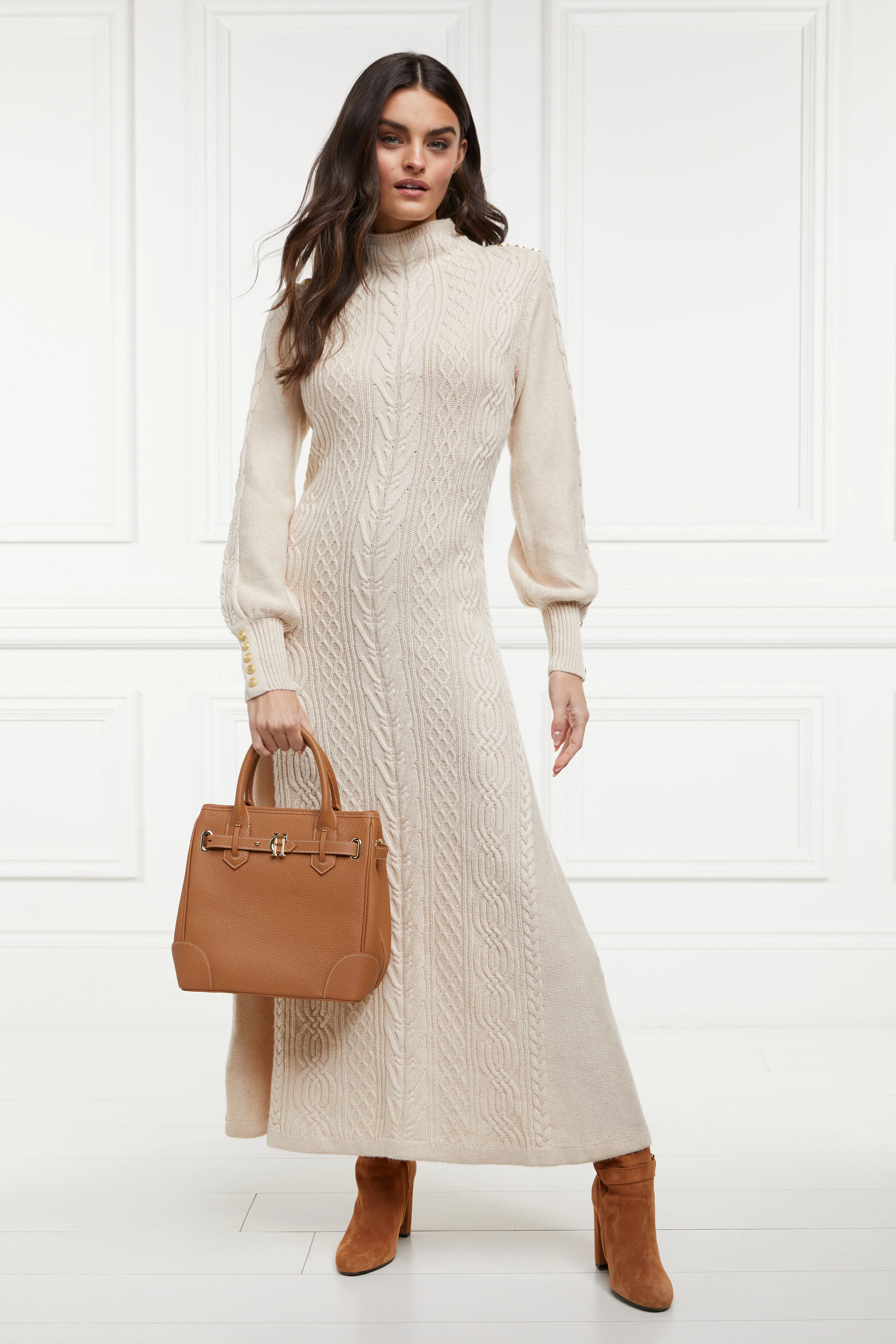 Rachel Maxi Dress (Oatmeal) - Image 5