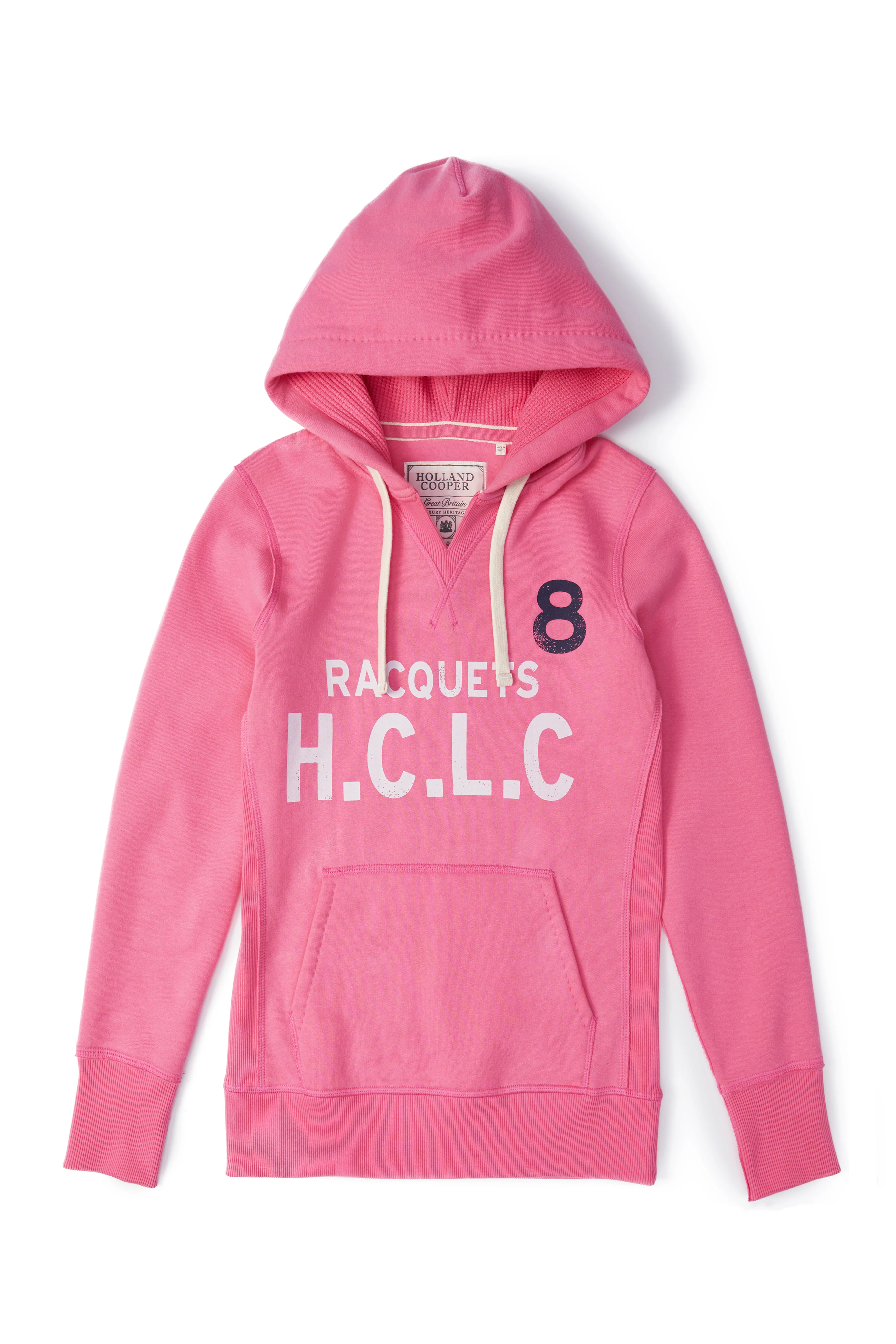 Racquets Hoodie (Peony Pink) - Image 4