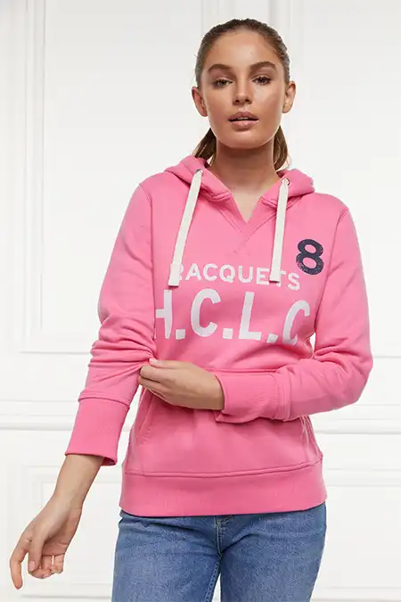 Racquets Hoodie (Peony Pink) - Image 6