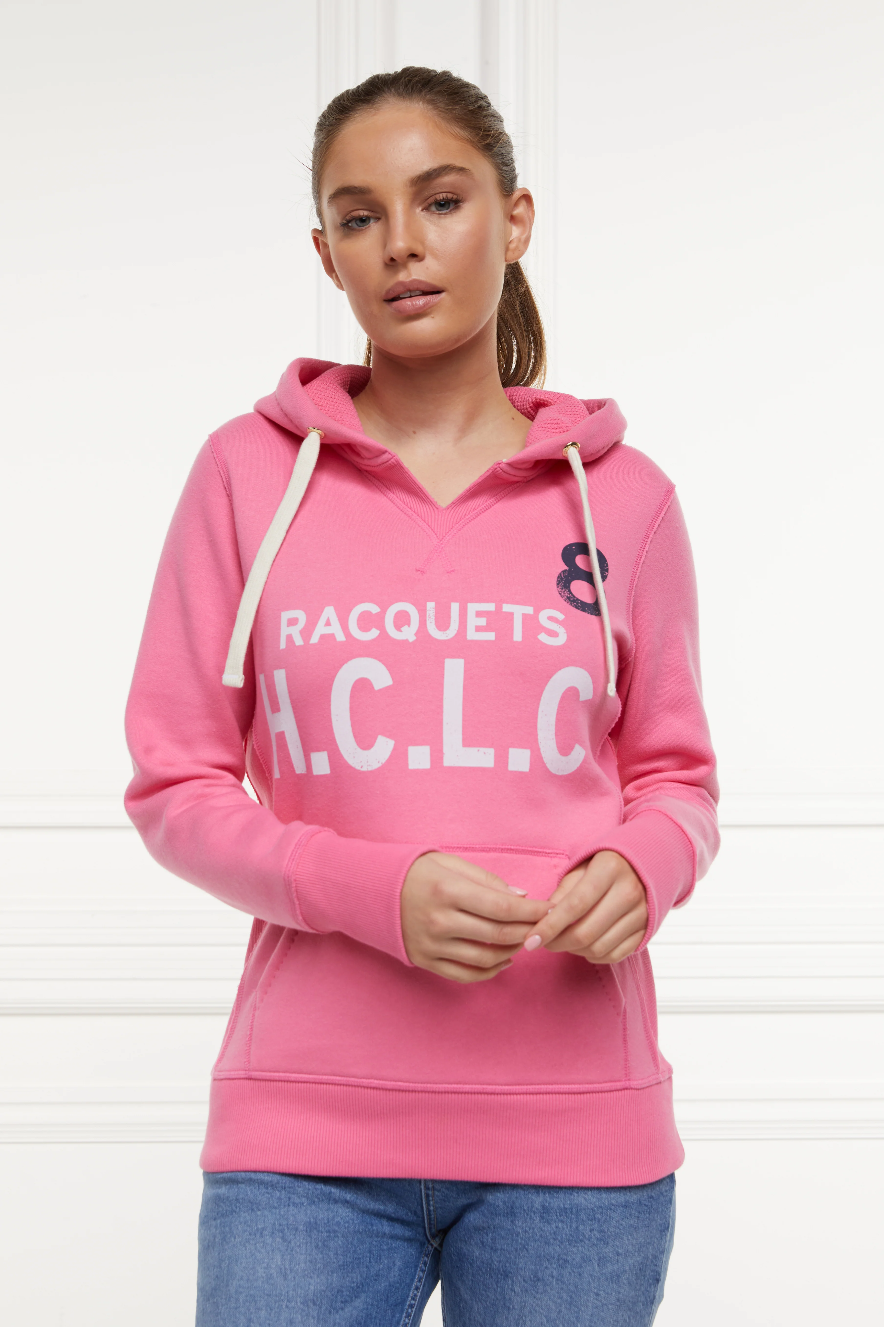 Racquets Hoodie (Peony Pink) - Image 8