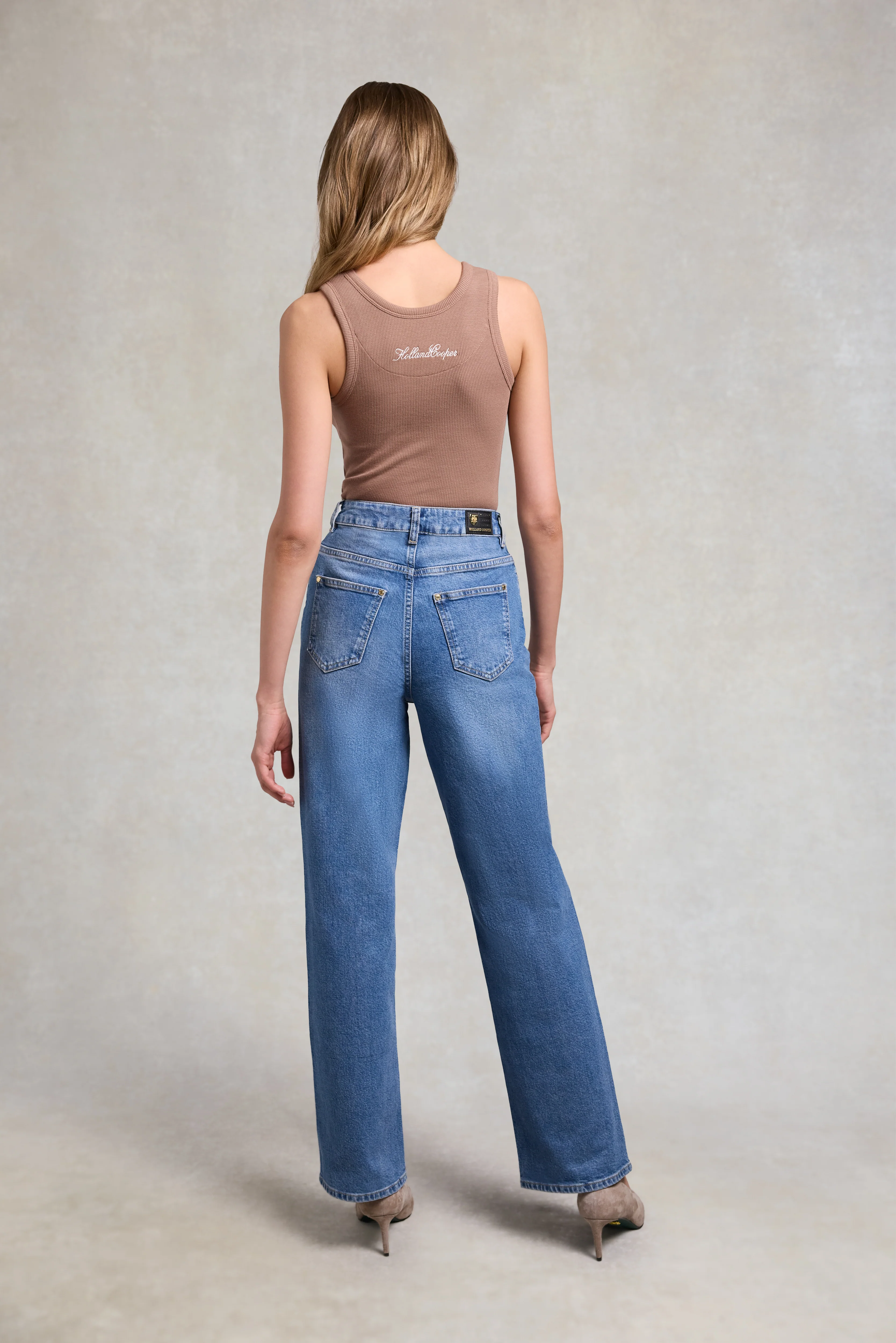 Rebecca Rib Tank (Latte) - Image 4
