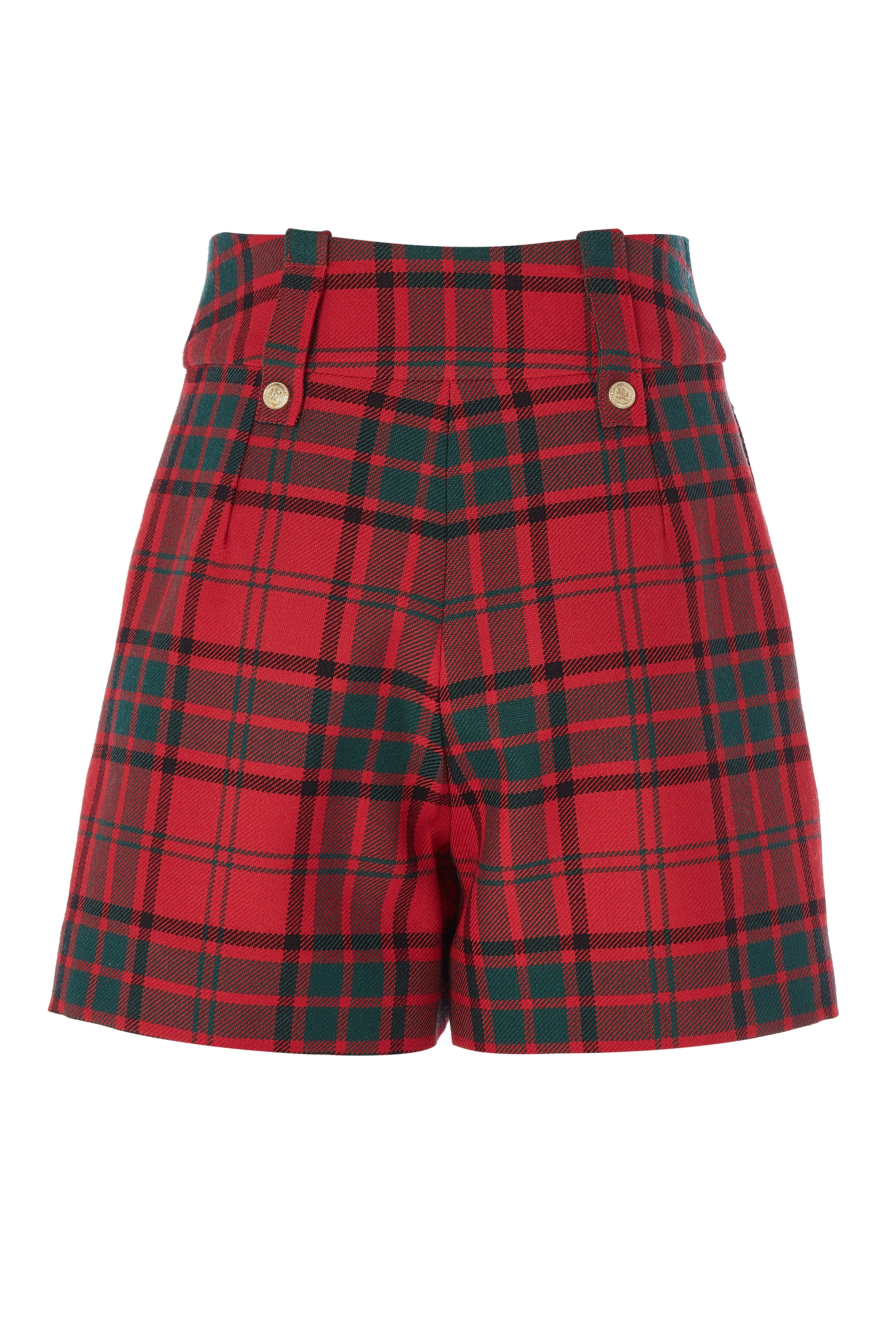 Luxe Tailored Short (Red Tartan) - Image 7