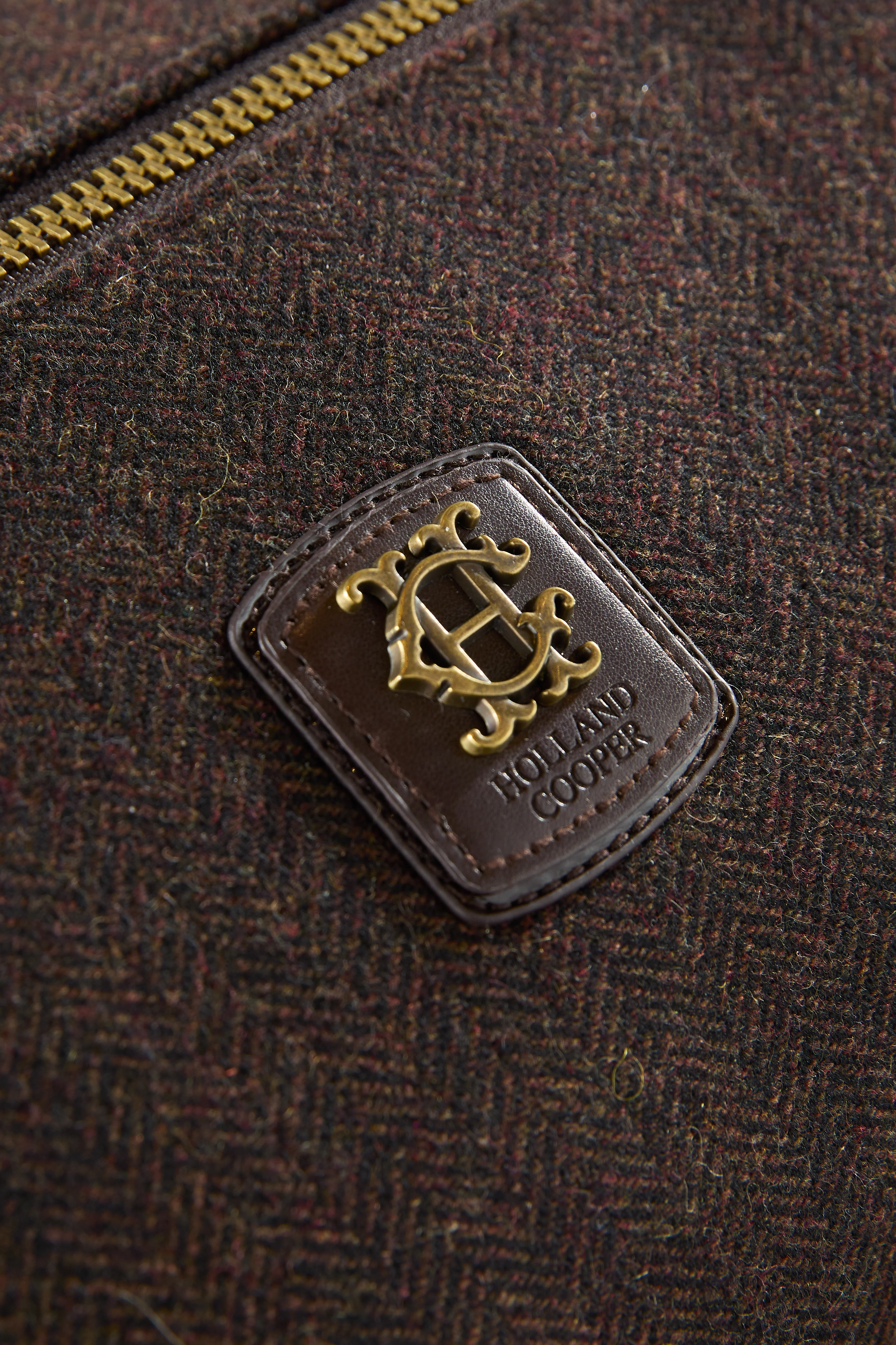 Regency Holdall (Brown Herringbone) - Image 9
