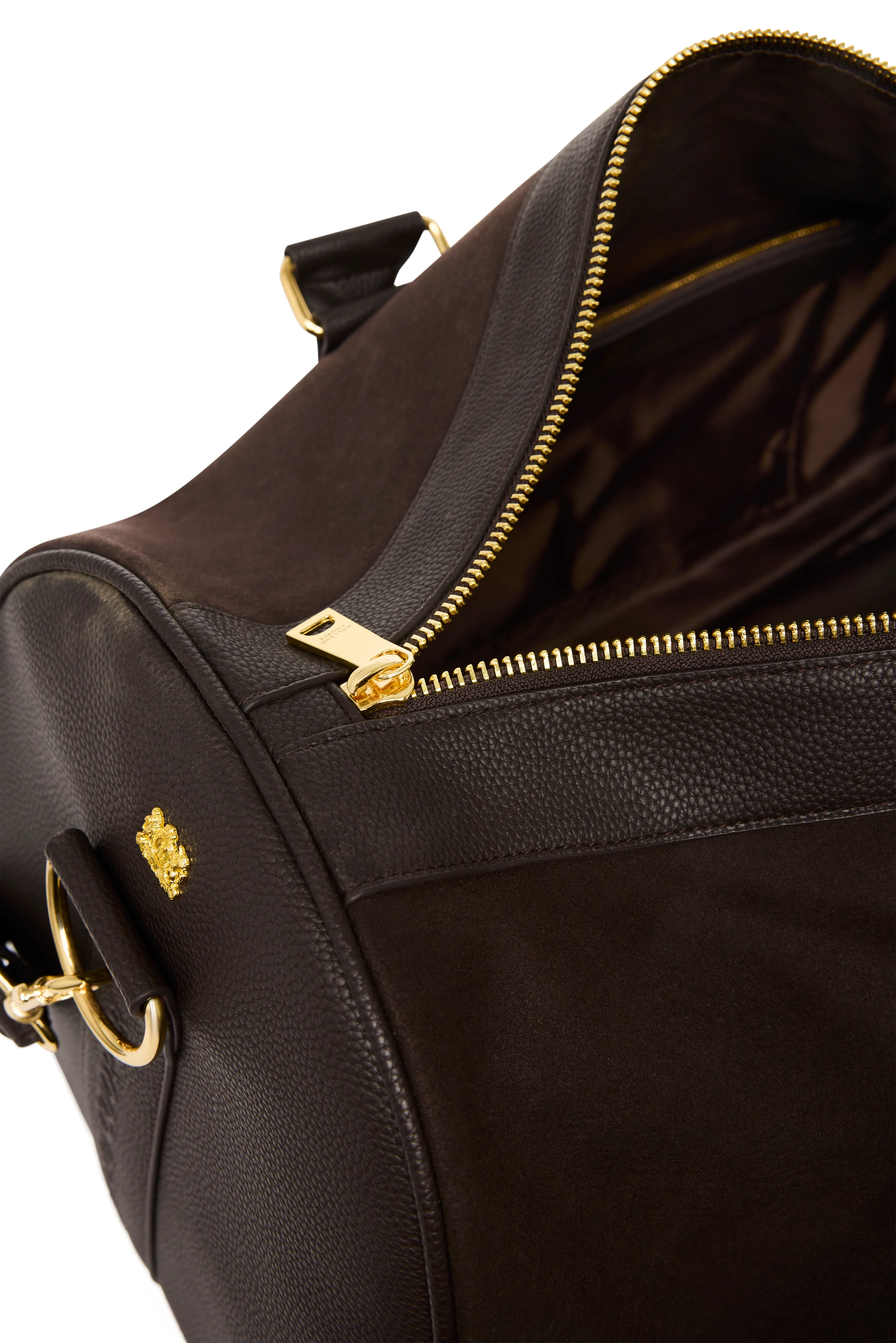 Regency Holdall (Dark Chocolate Suede) - Image 8