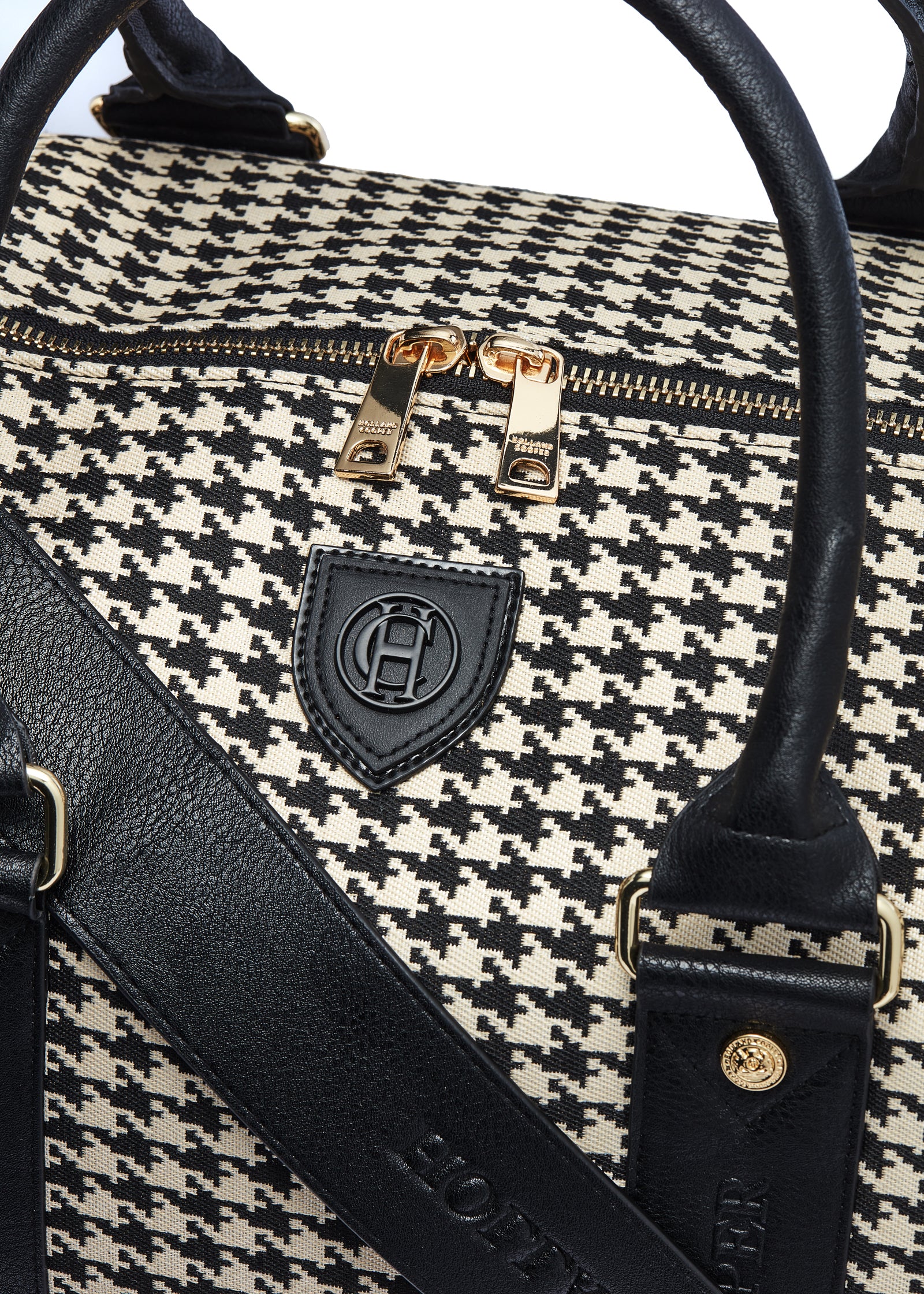 Regency Holdall (Ecru Houndstooth) - Image 12