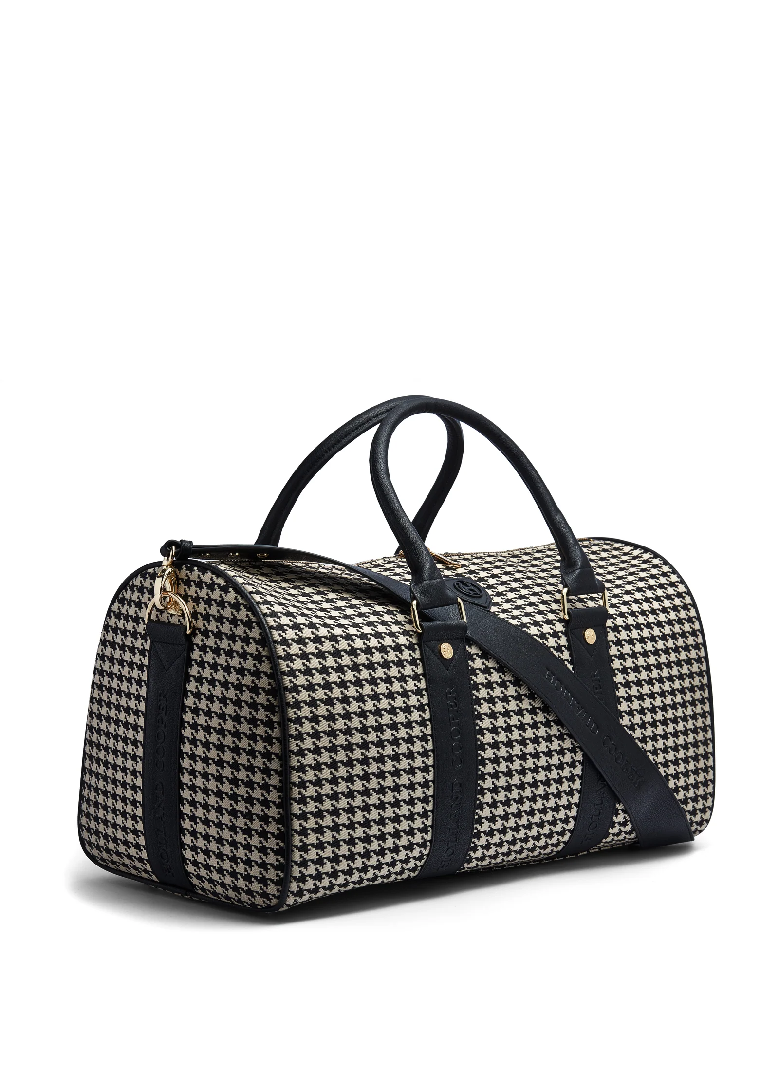 Regency Holdall (Ecru Houndstooth) - Image 9