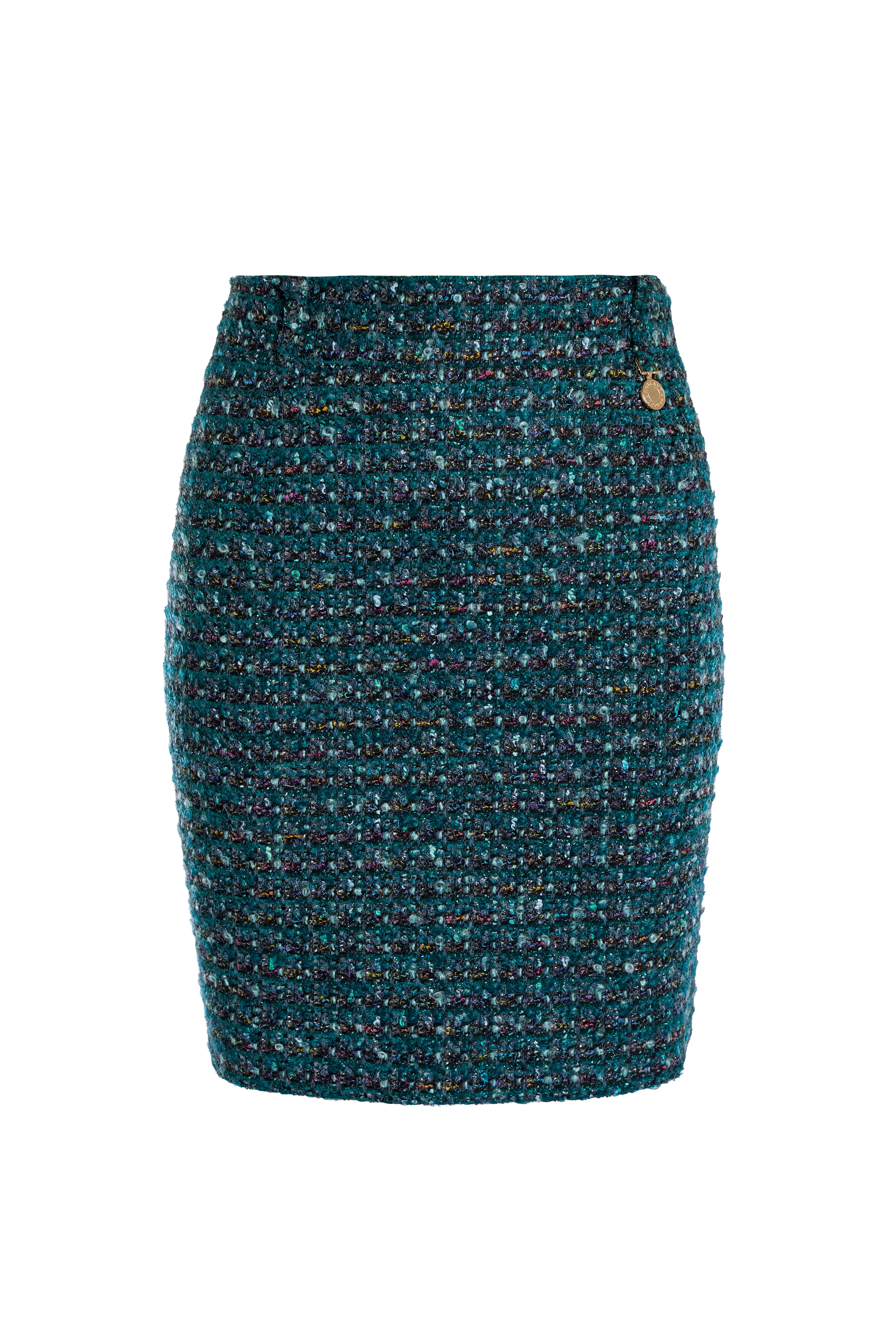 Regency Skirt (Emerald Boucle) - Image 4