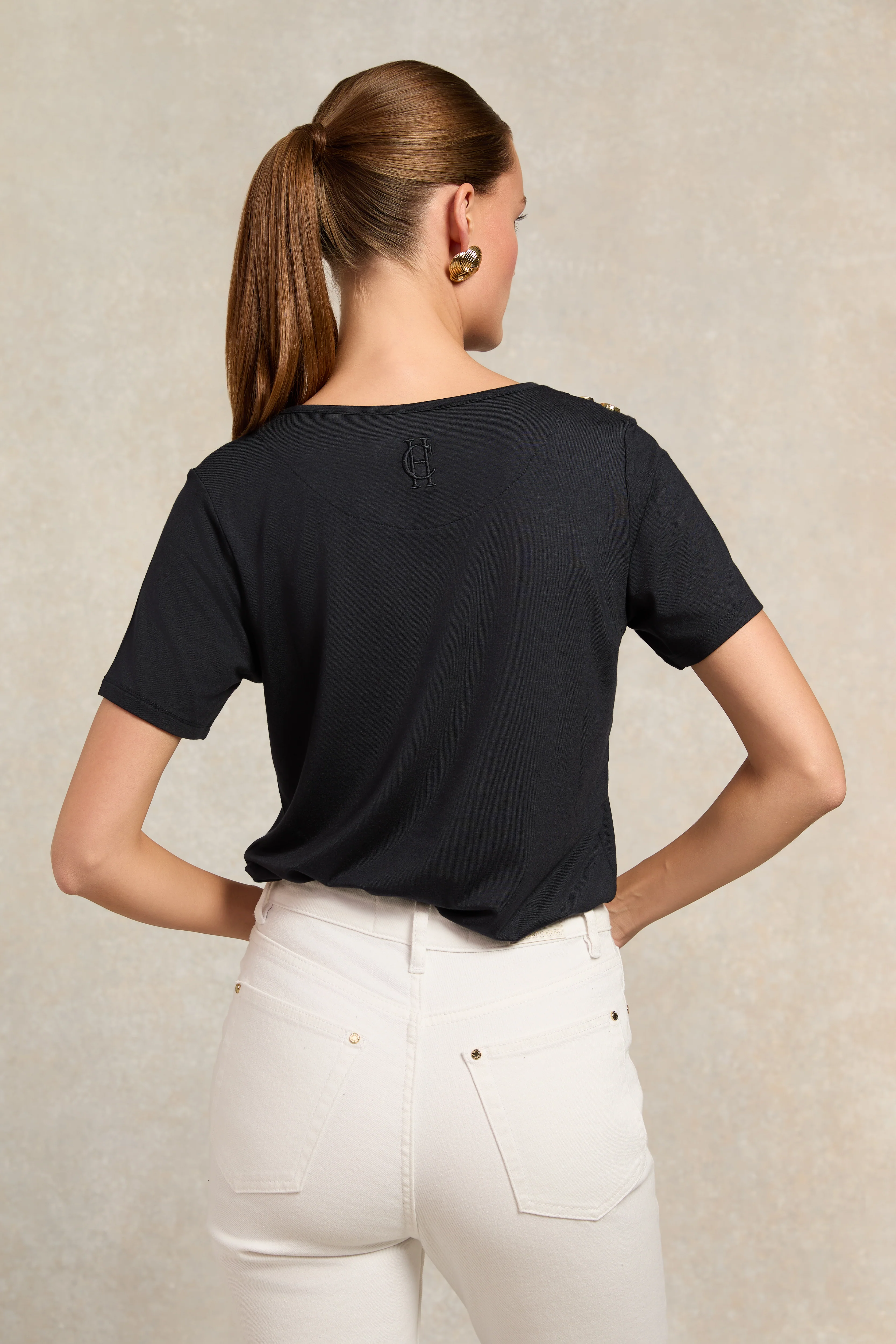 Relax Fit Crew Neck Tee (Ink Navy) - Image 6