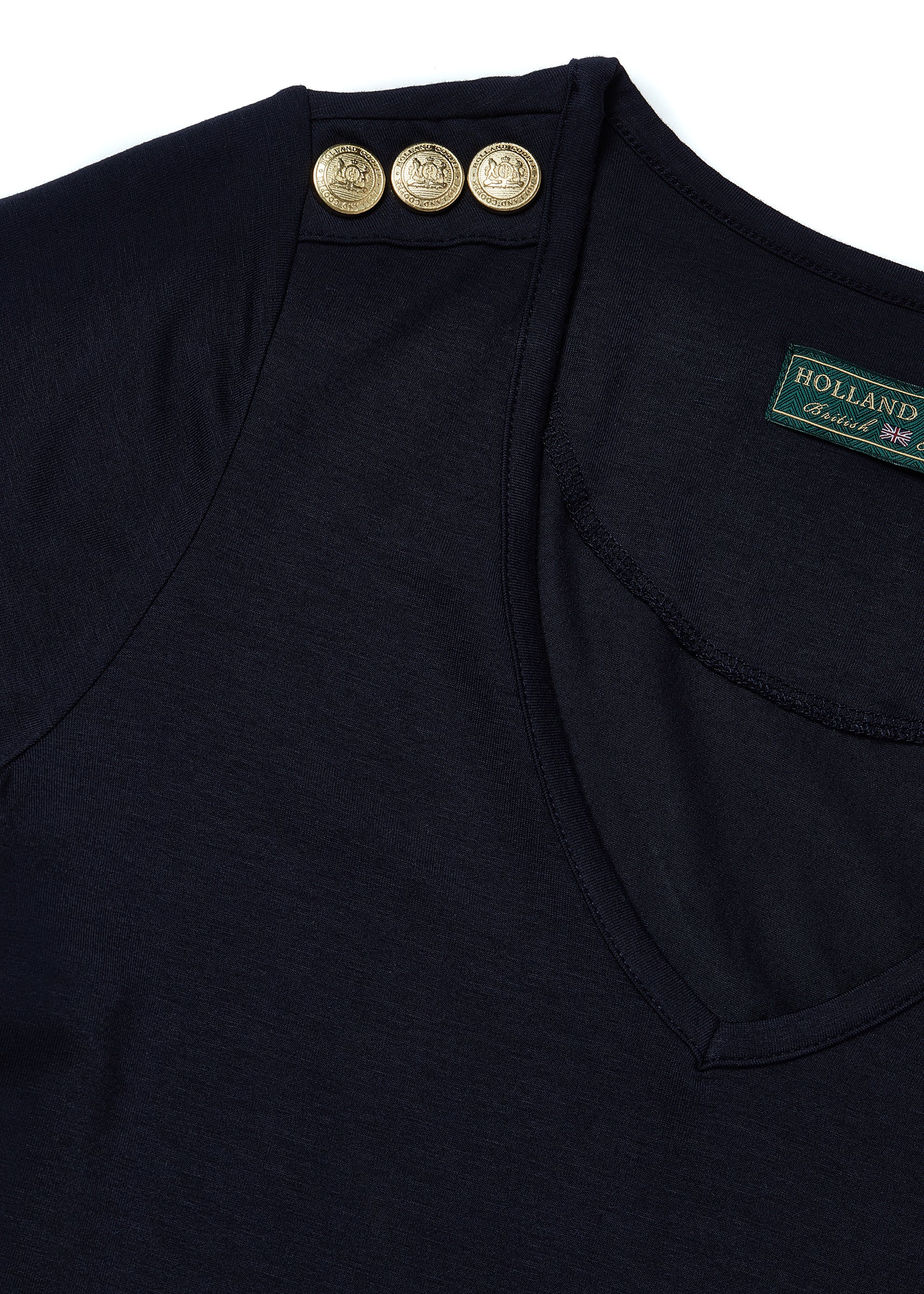 Relax Fit V-Neck Tee (Navy) - Image 6