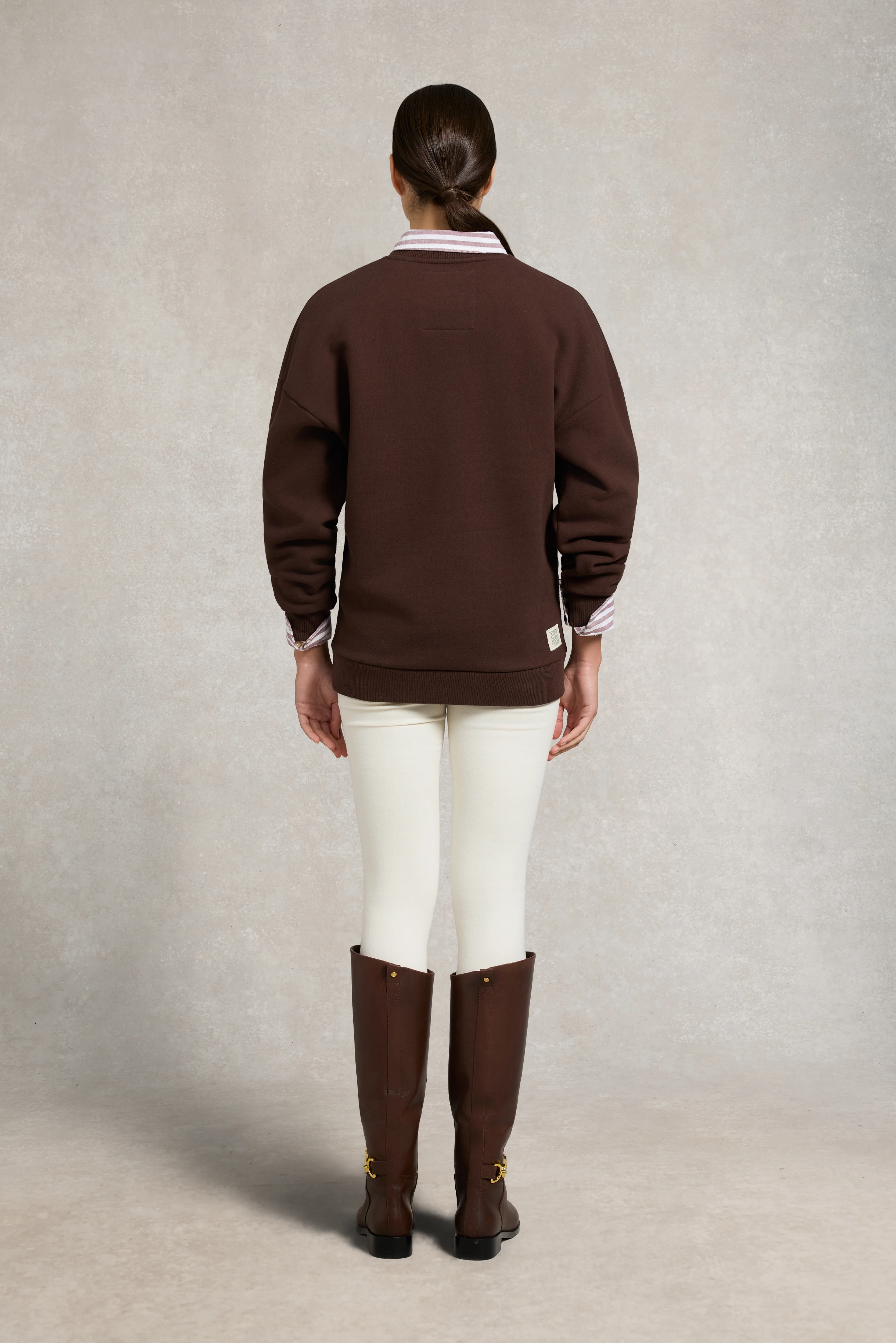 Relaxed Fit Crew Neck Sweat (Walnut) - Image 5