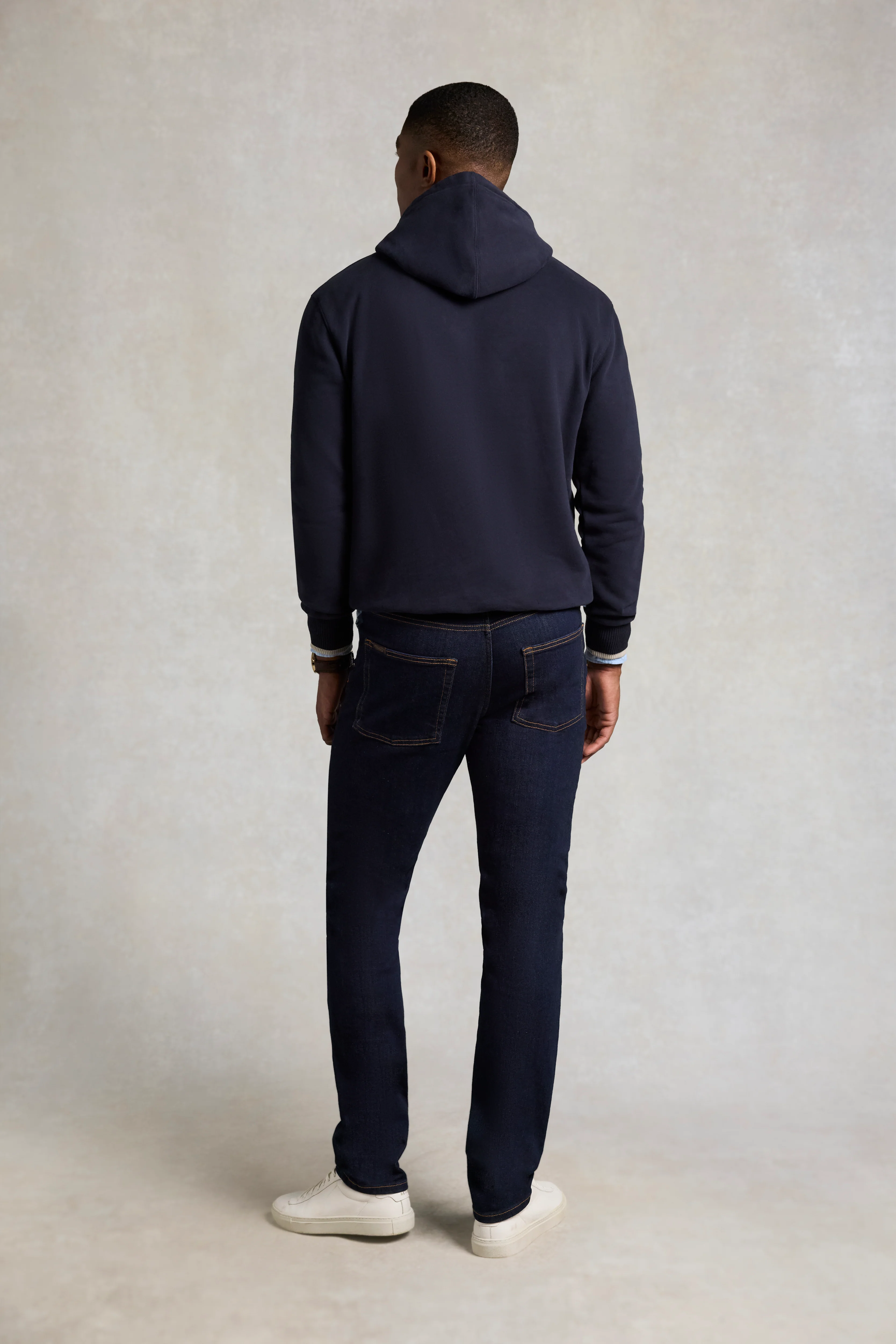 Men's Relaxed Fit Hoodie (Ink Navy) - Image 4