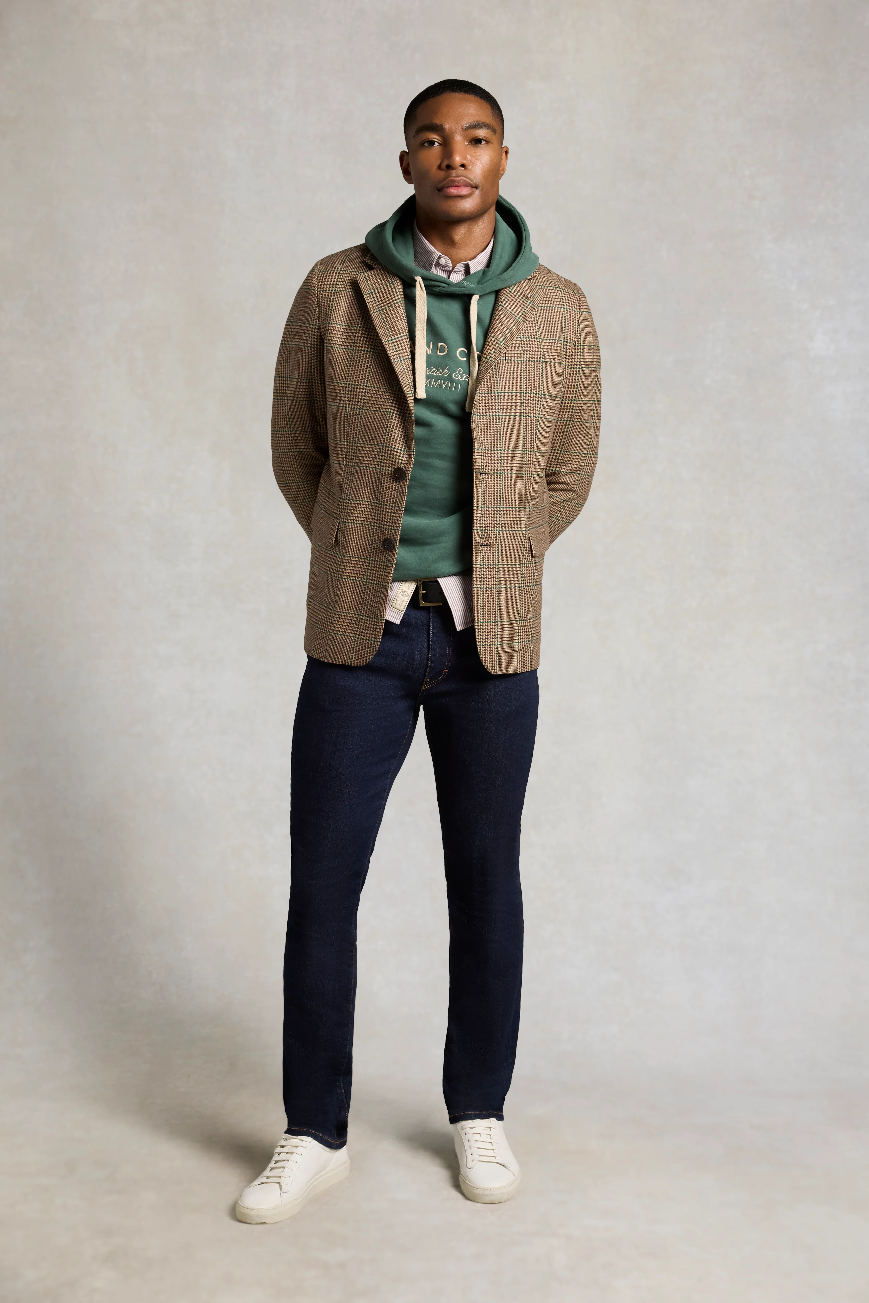 Men's Relaxed Fit Hoodie (Washed Sage) - Image 3