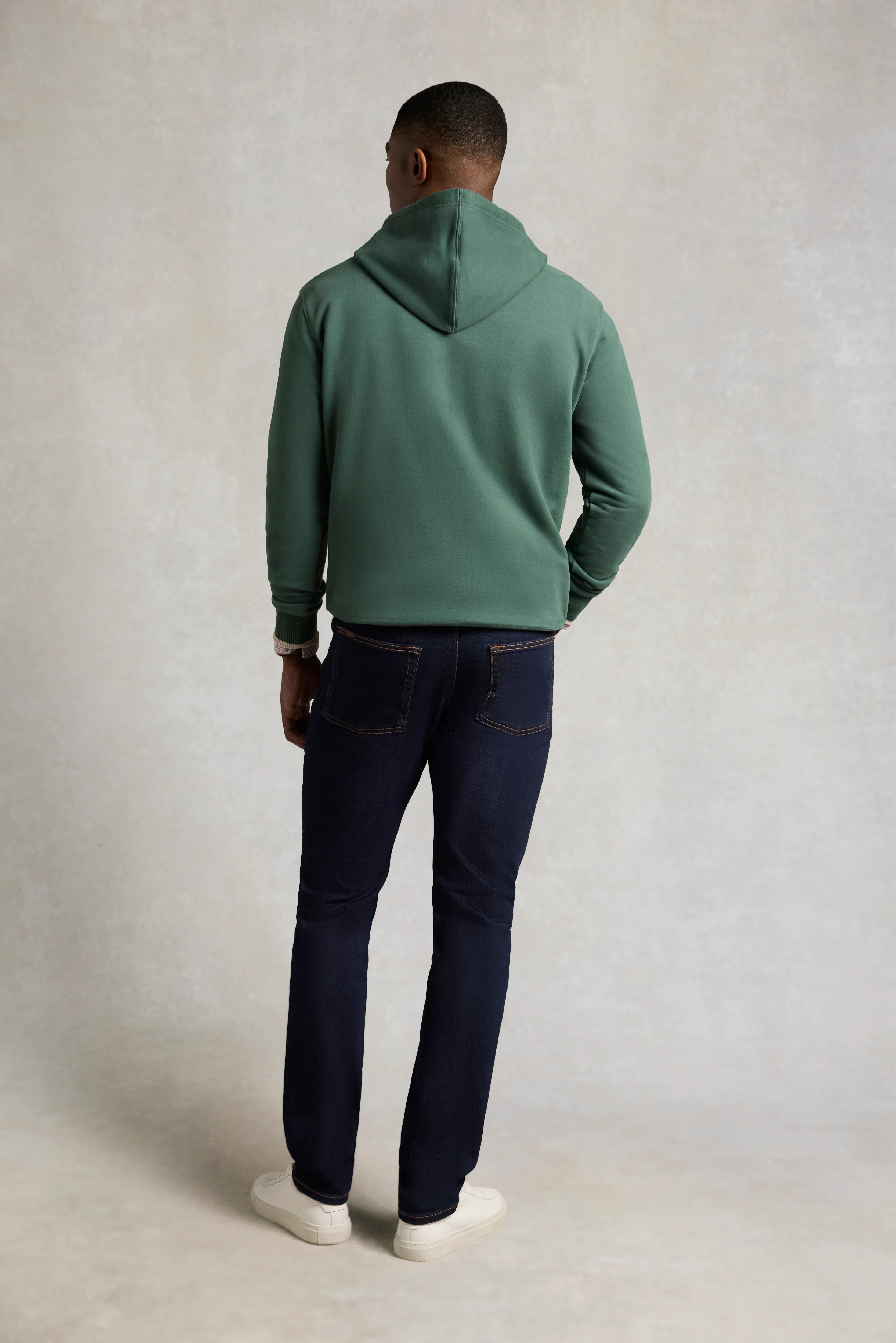 Men's Relaxed Fit Hoodie (Washed Sage) - Image 4