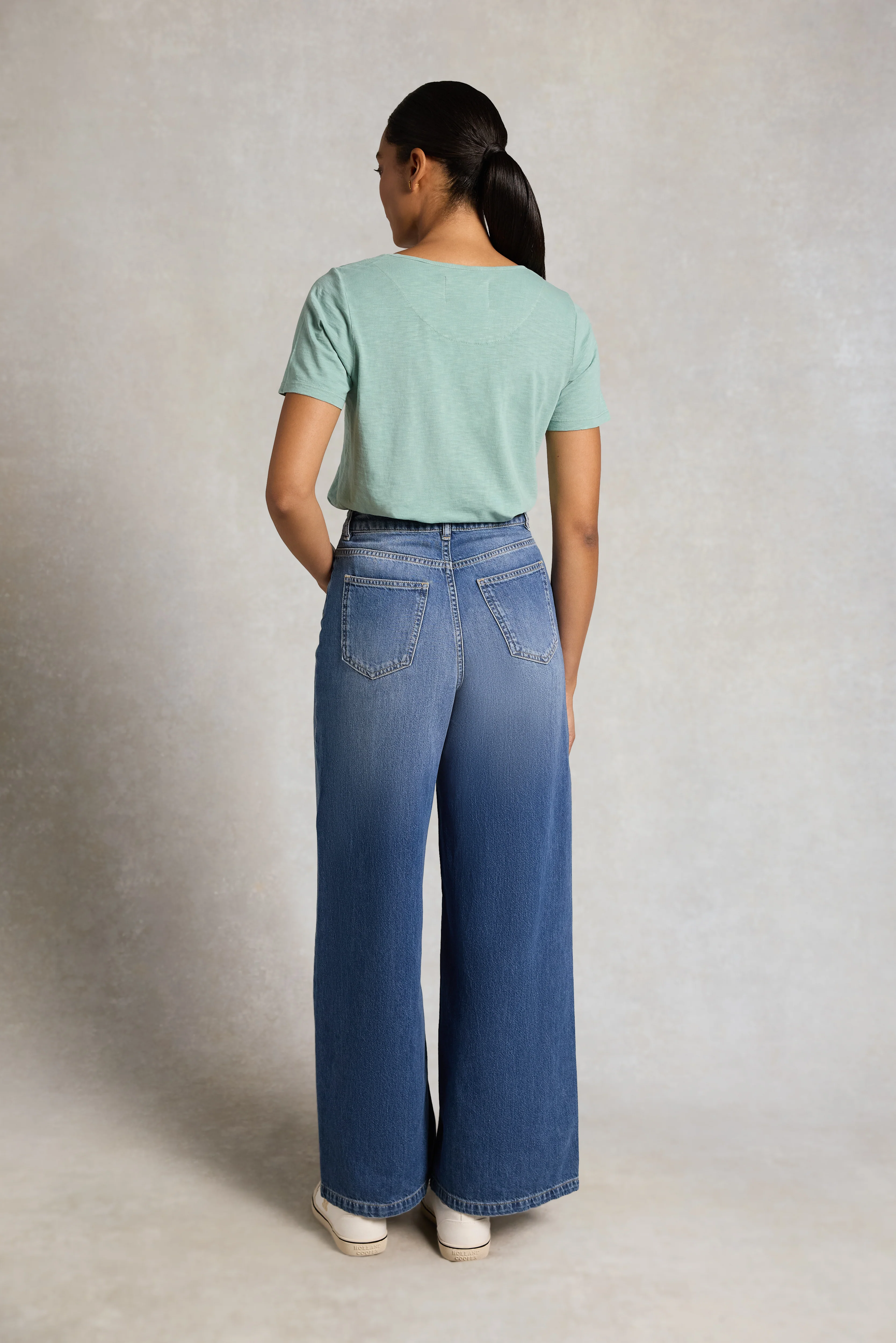 Relaxed Fit Monogram Tee (Mint) - Image 5