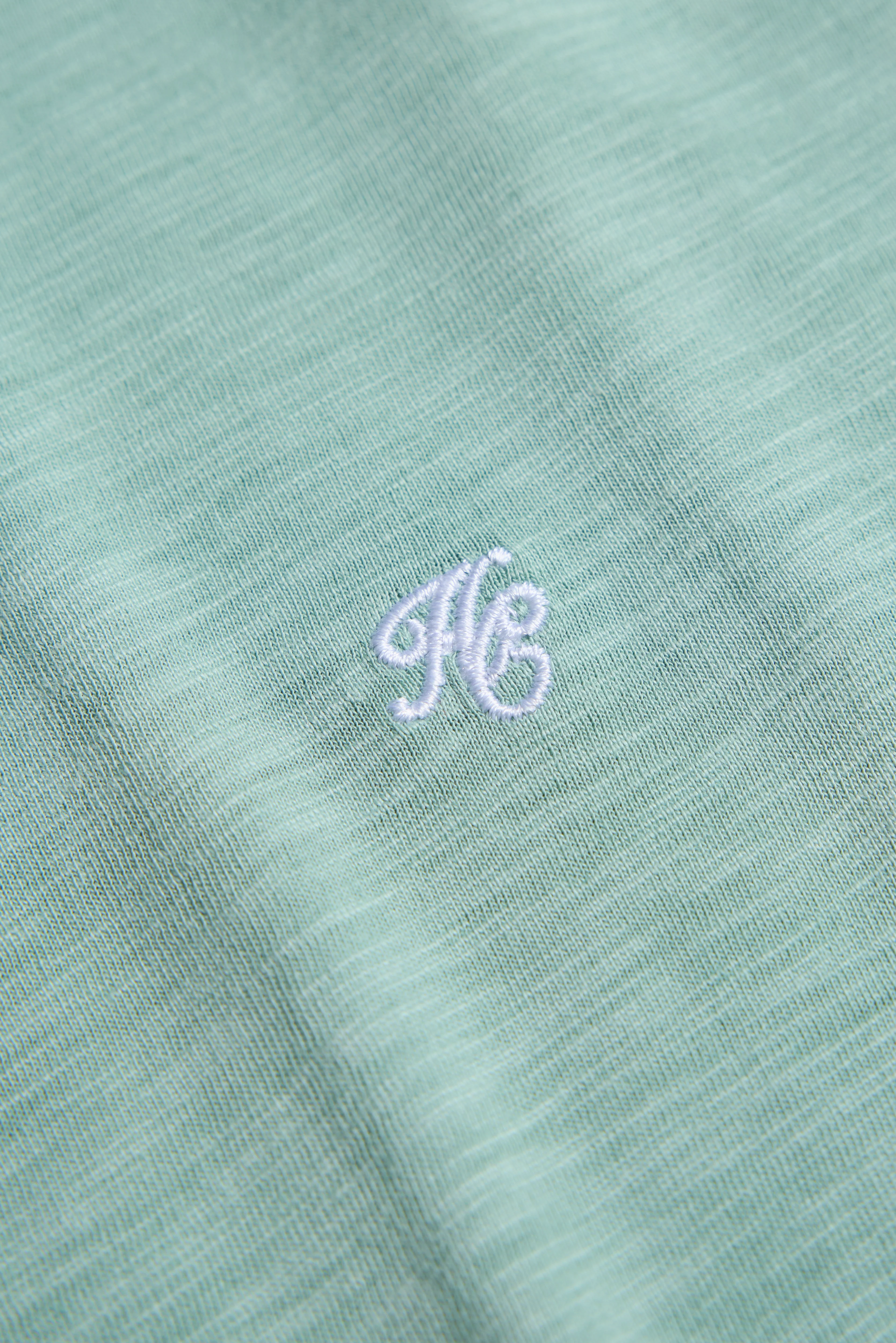 Relaxed Fit Monogram Tee (Mint) - Image 7