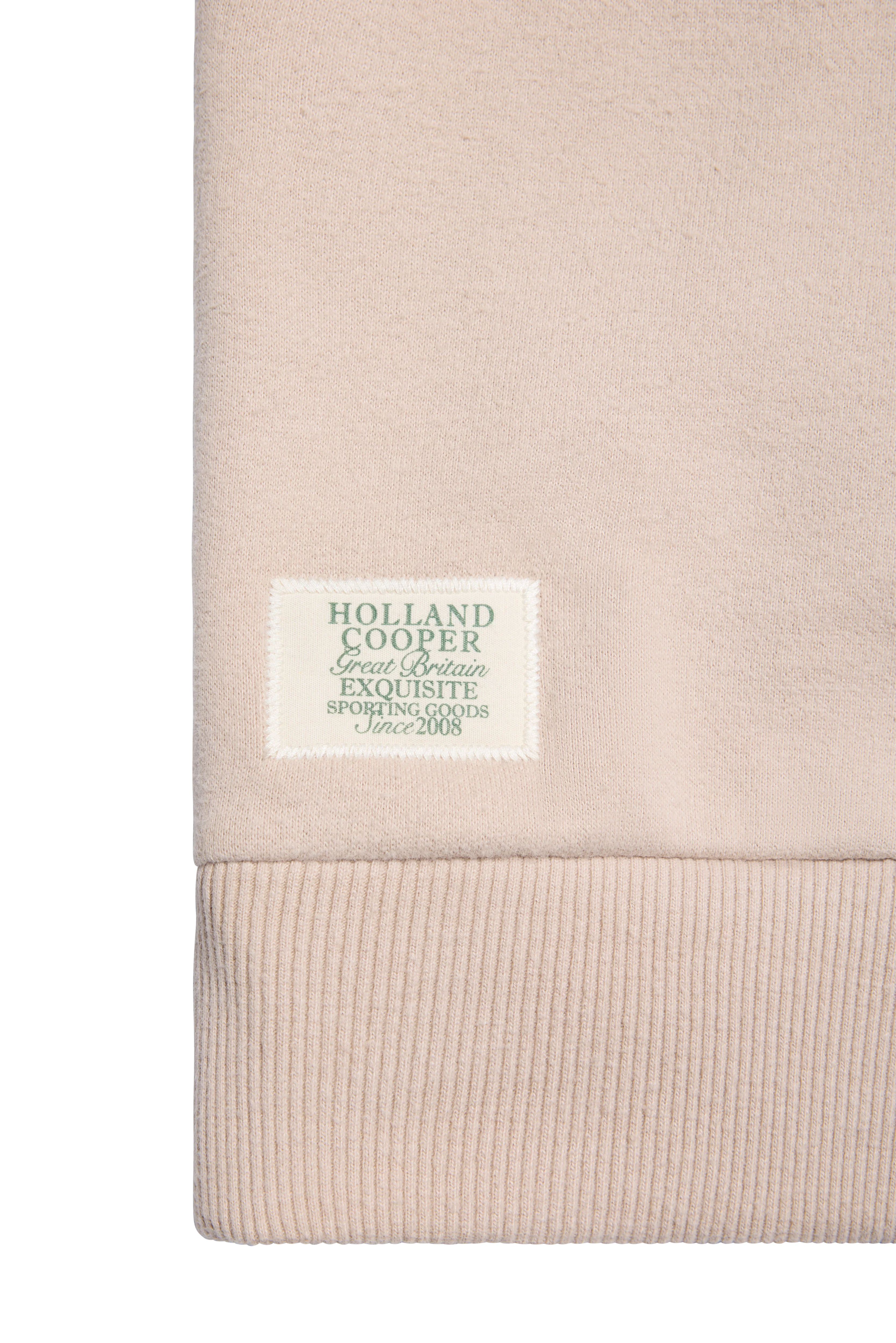 Relaxed Fit Script Hoodie (Stone) - Image 8
