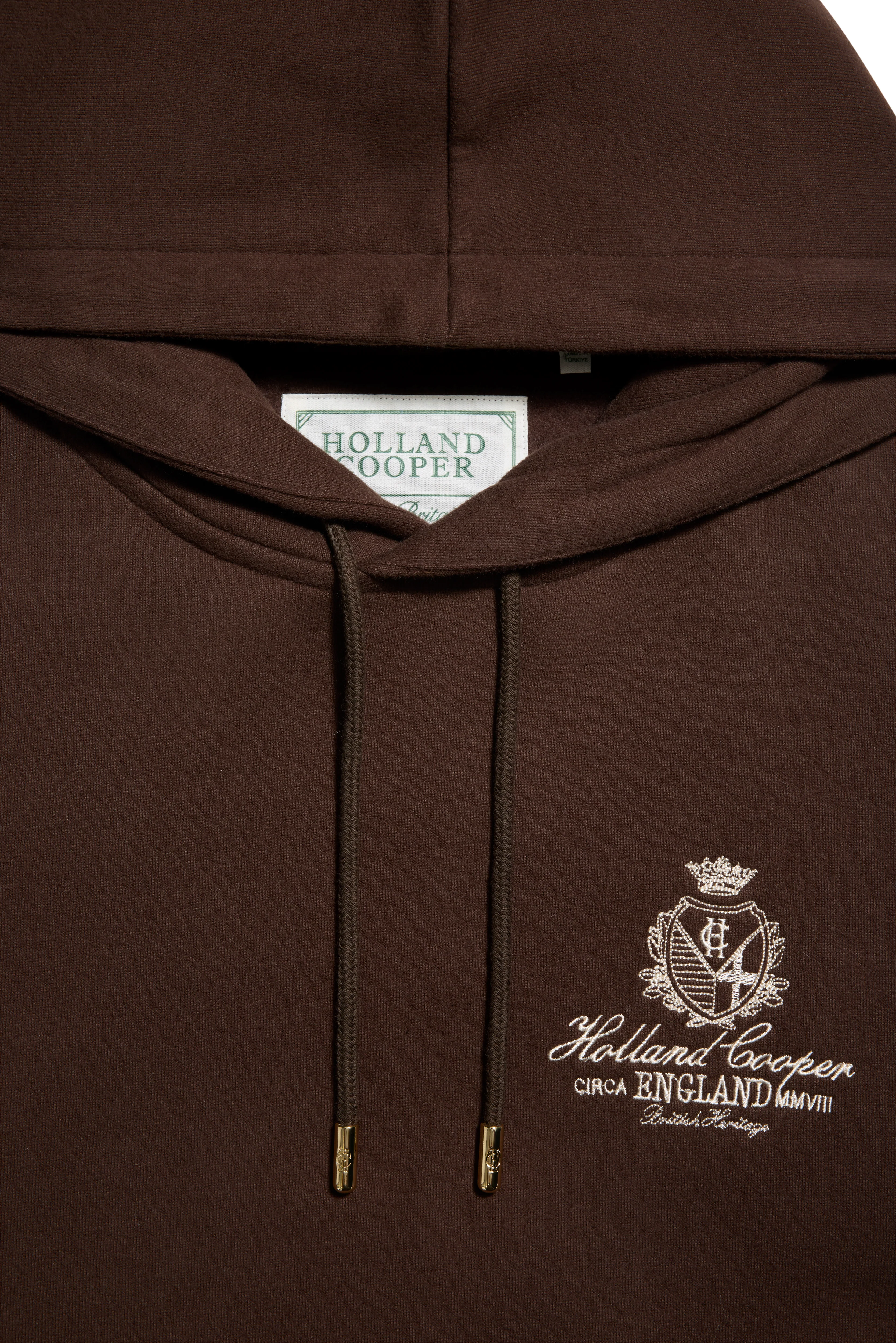 Relaxed Fit Script Hoodie (Walnut) - Image 6