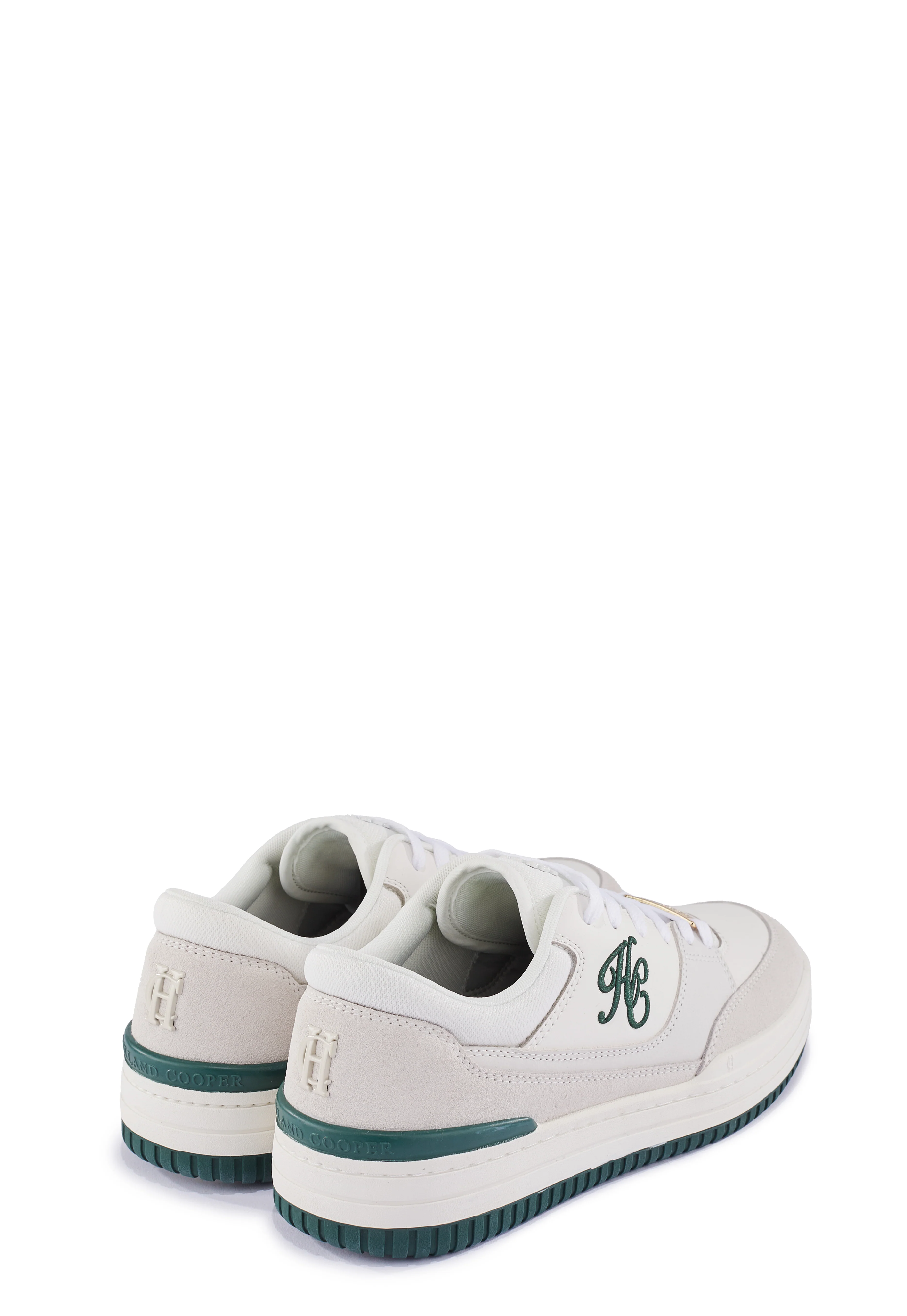 Retro Trainer (White Racing Green) - Image 9