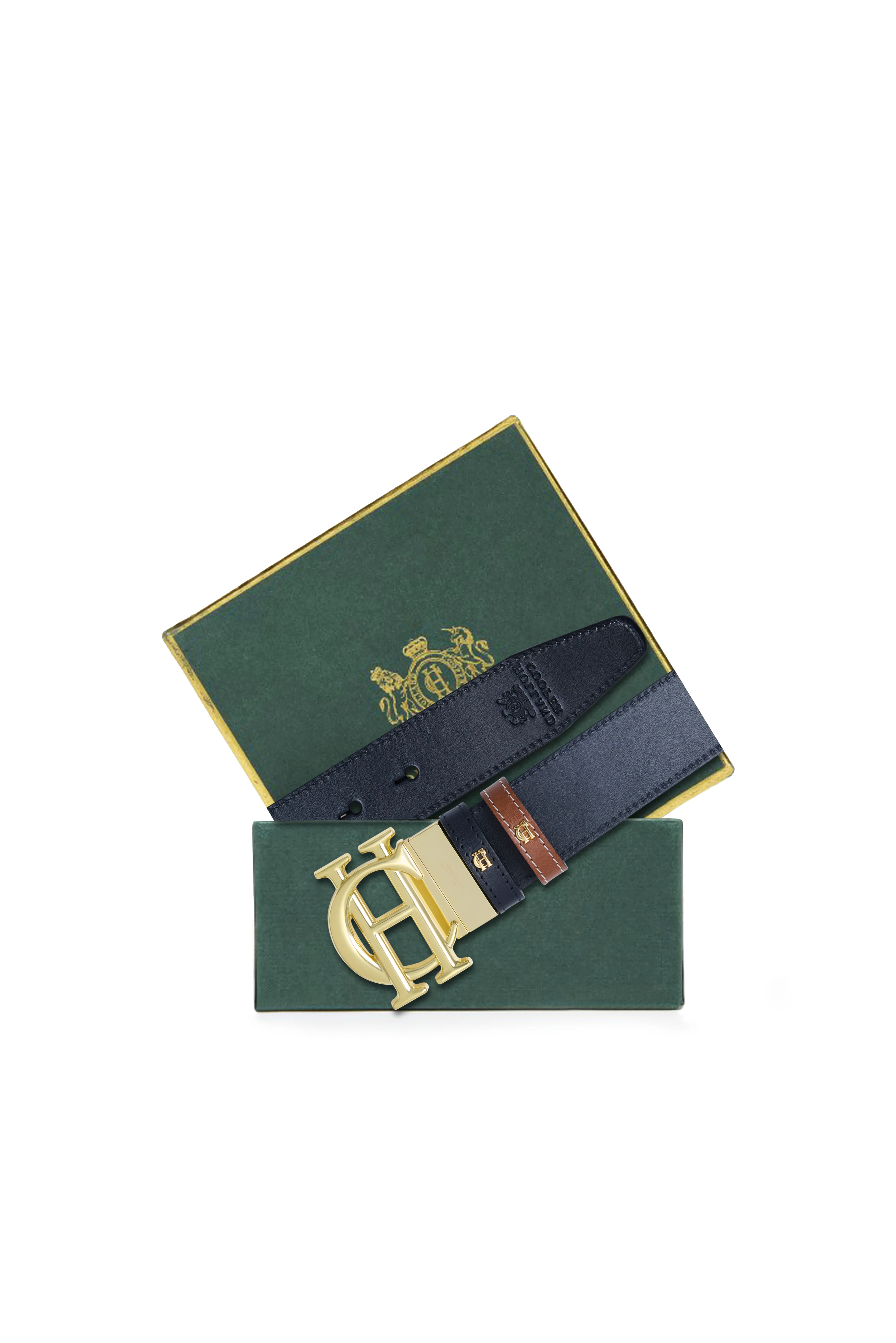 Reversible Classic Belt (Black Tan)
